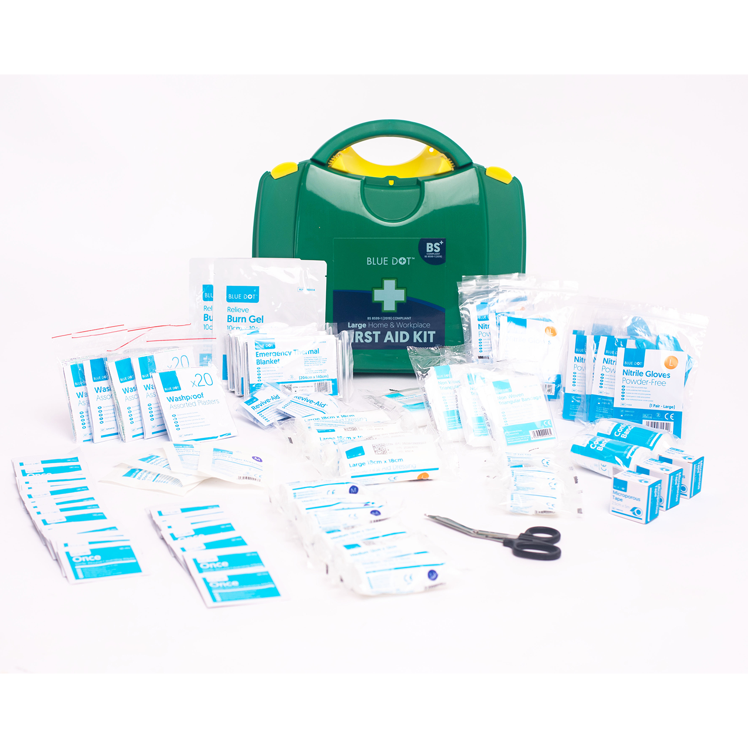 Blue Dot Home & Workplace First Aid Kit BS 8599-1 (2019) | Medium | Single (1)