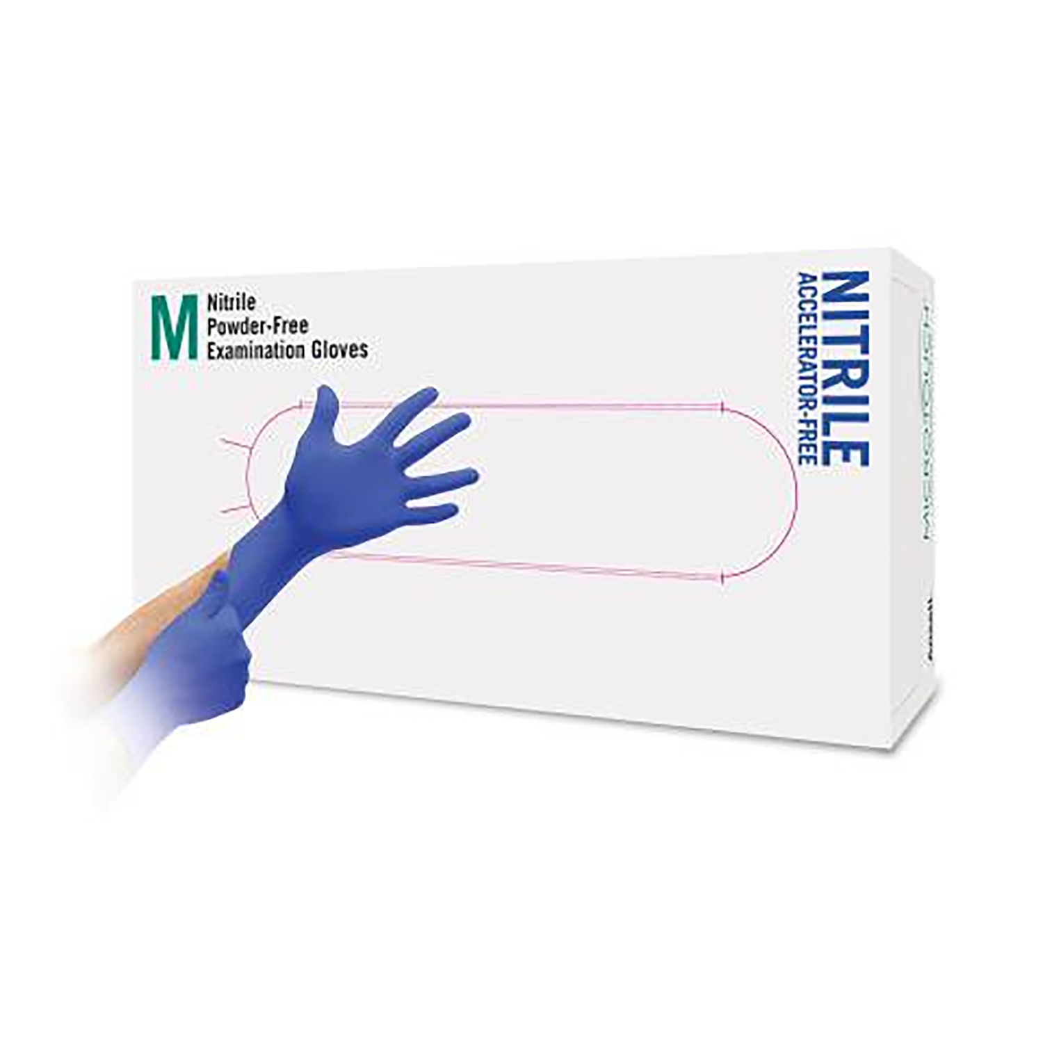 Microtouch AF Nitrile Exam Gloves | Pack of 100 Pieces (2)