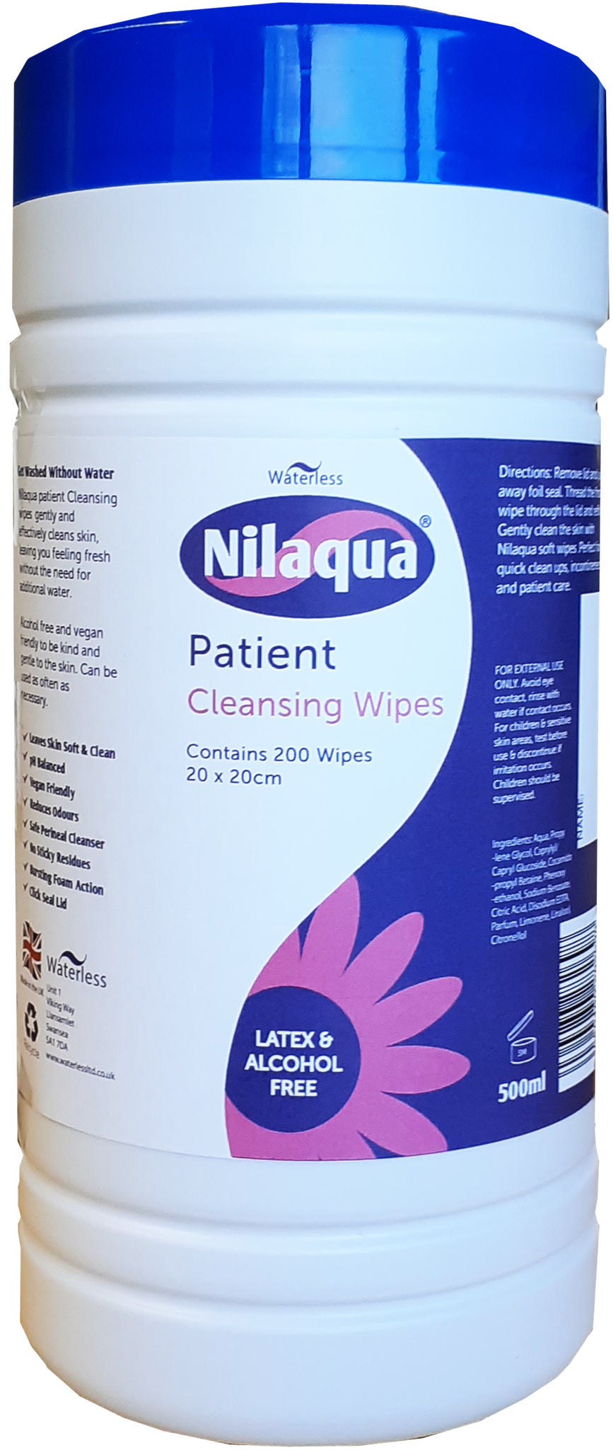 Nilaqua Body Wipes | Pack of 200 Wipes