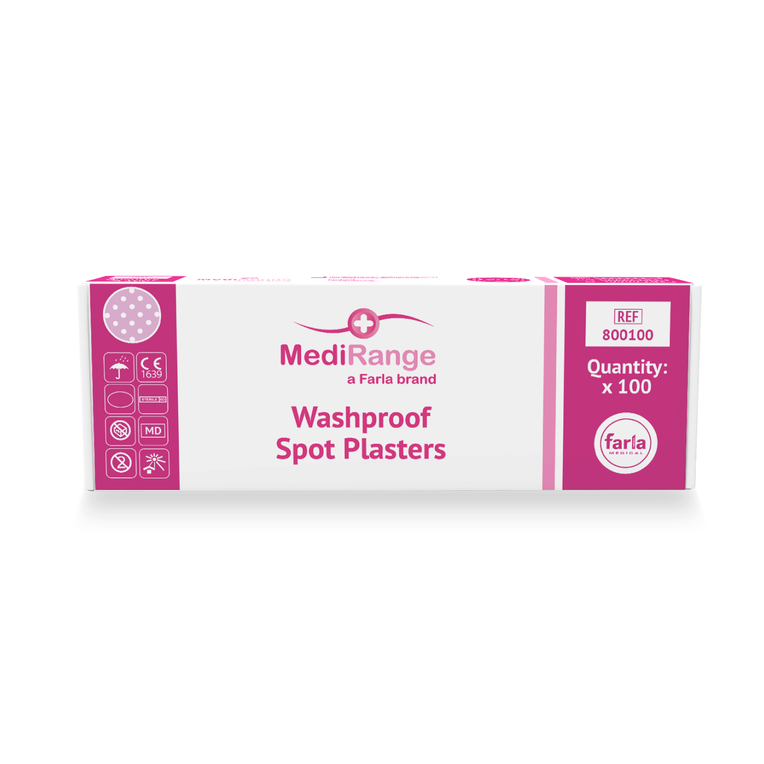 MediPlast Washproof Spot Plasters | Pack of 100 (1)