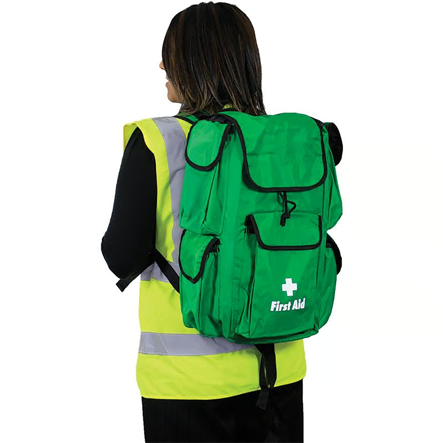 First Aid Rucksack | Green |  Empty Bag | Single (1)