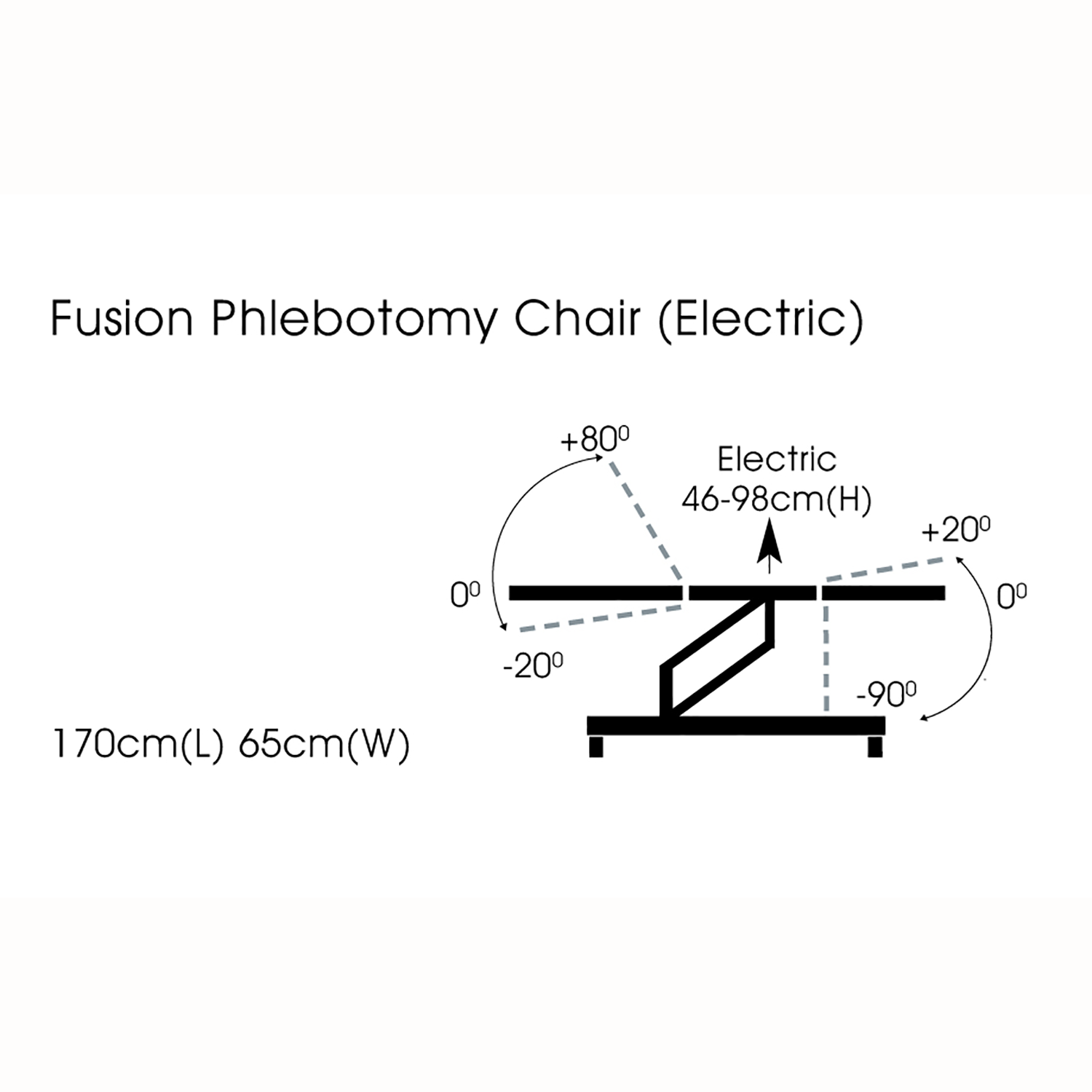 Sunflower Fusion Phlebotomy Chair | Electric Height Adjustment | Electric Back & Foot Sections & Tilting Seat (1)
