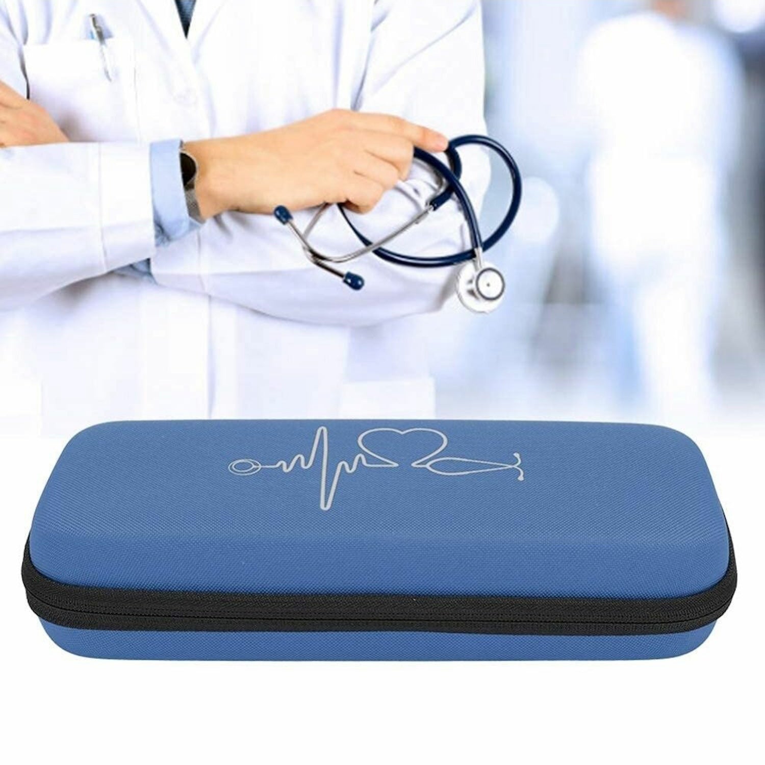 Boquite Stethoscope Carrying Case Deep Blue | Pack of 1
