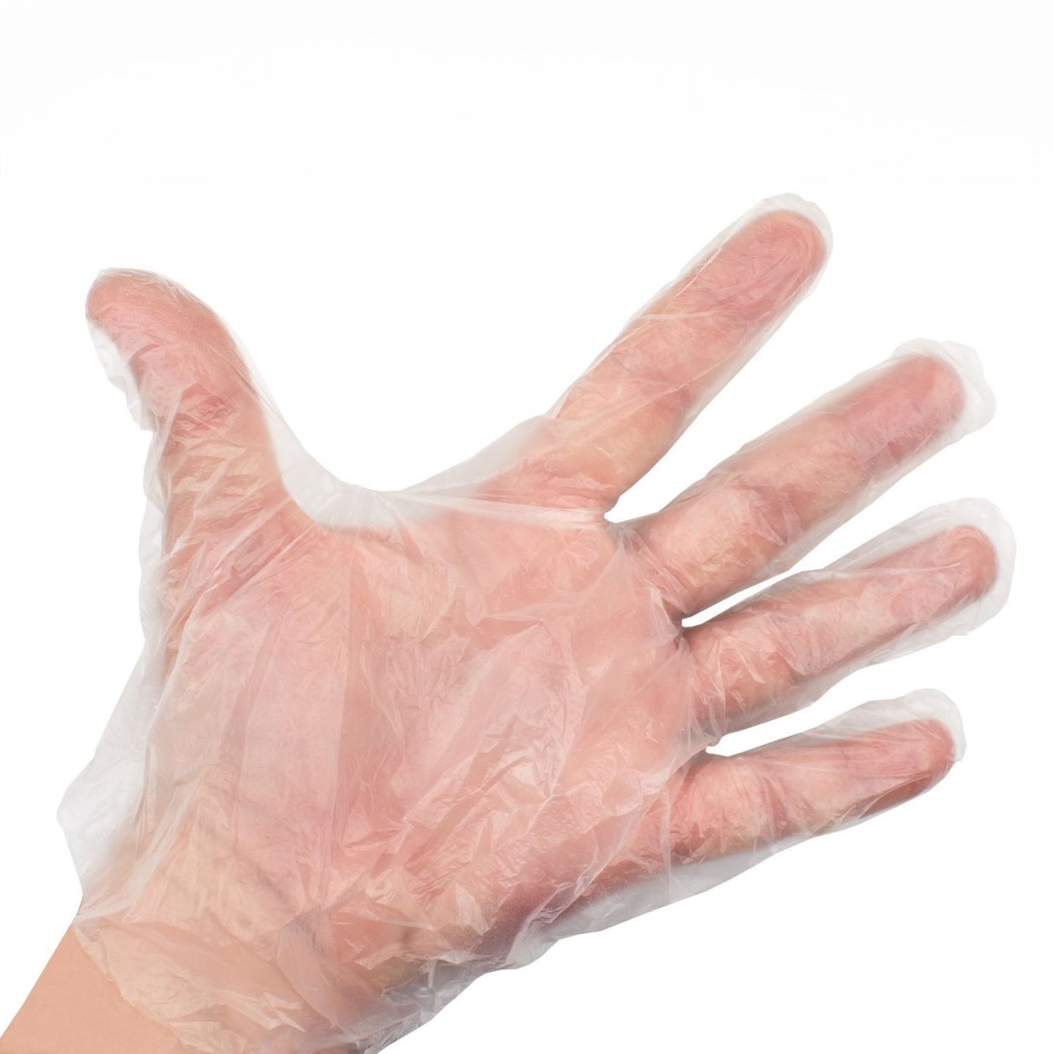 Polythene Disposable Gloves | Medium | Pack of 100 Pieces