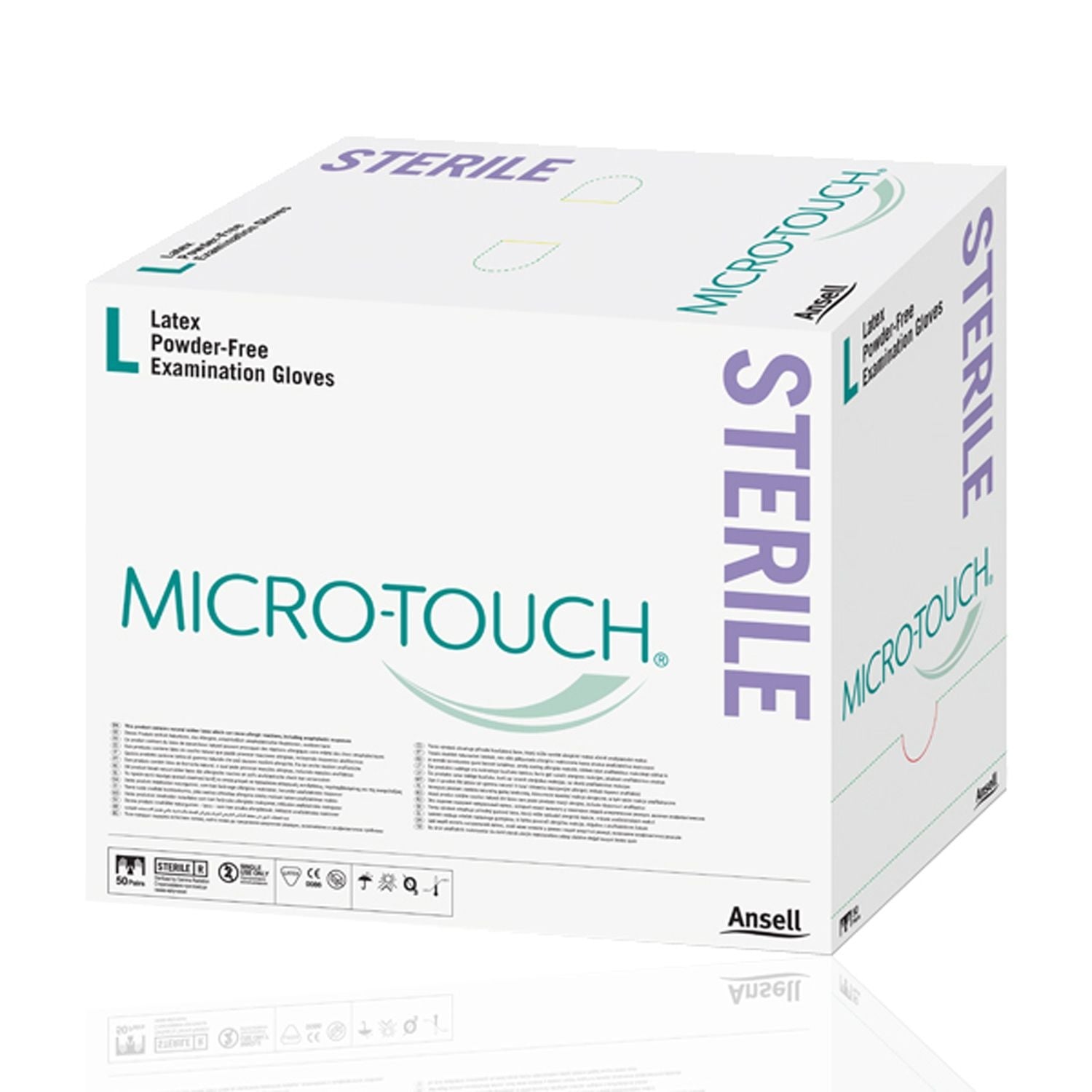 Micro Touch Latex Gloves | Sterile | Pack of 50 Pairs