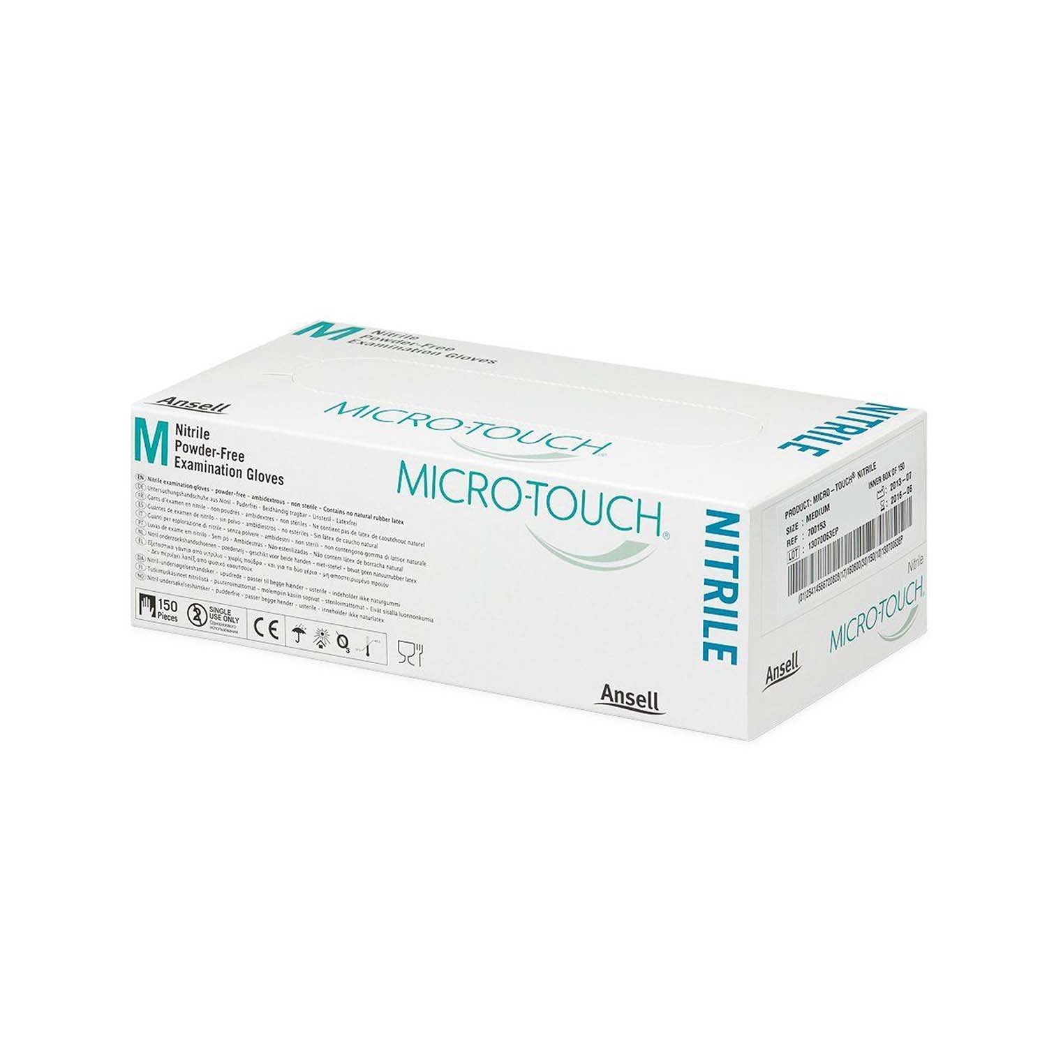 Micro Touch Nitrile Powder Free Gloves | Pack of 150 Pieces