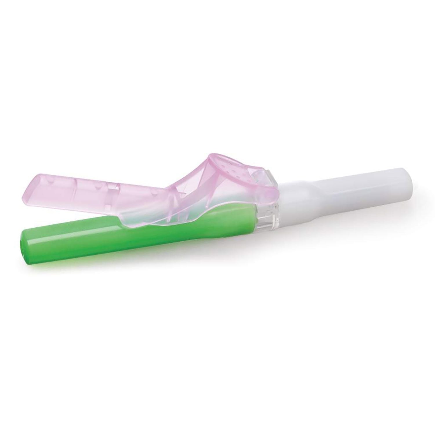 BD Vacutainer Eclipse Safety Blood Collection Needle with Pre-attached Holder | 1.25" | 21G x Green | Pack of 100