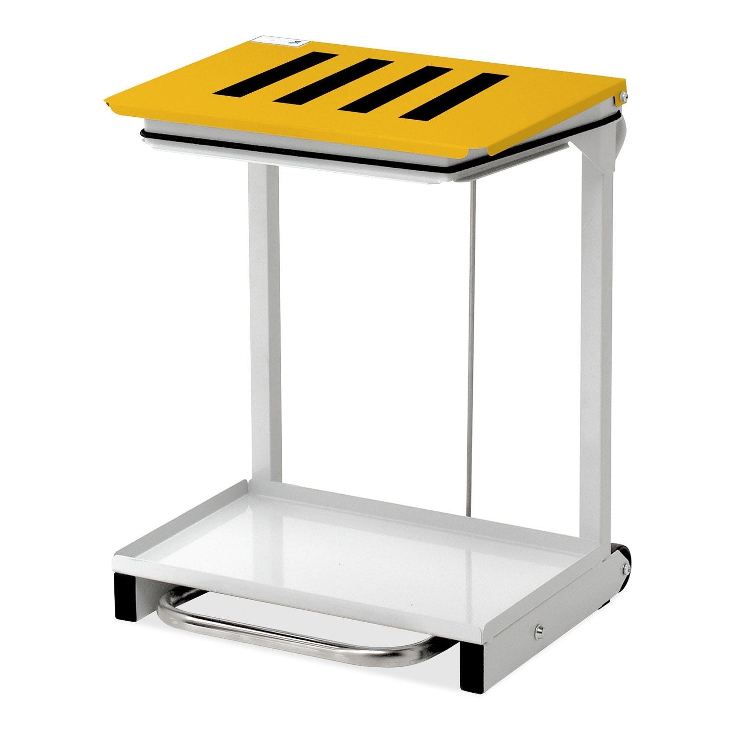 Freestanding Bag Holder | 50L | Yellow & Black Lid