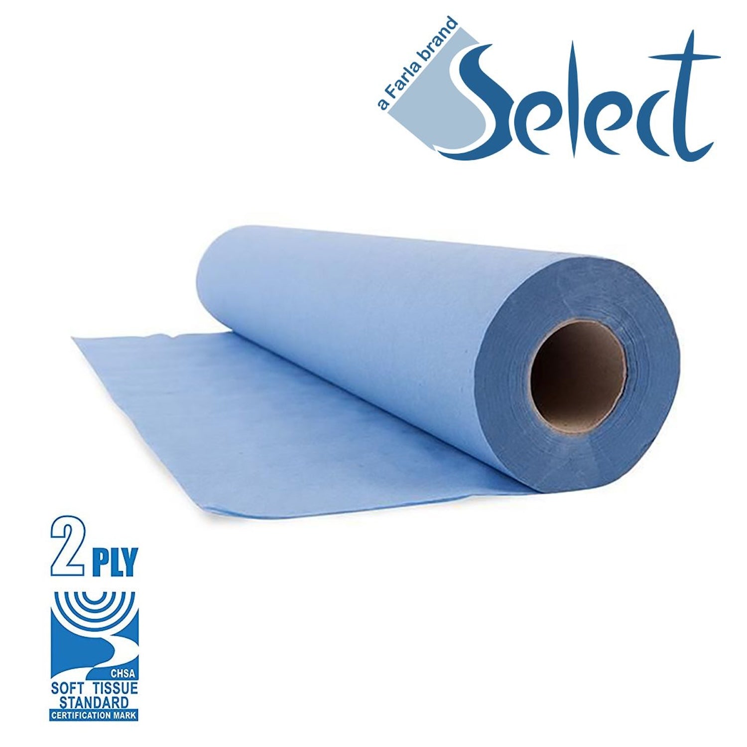 Select Couch Rolls | Blue | 40m x 50cm | Pack of 9 (2)
