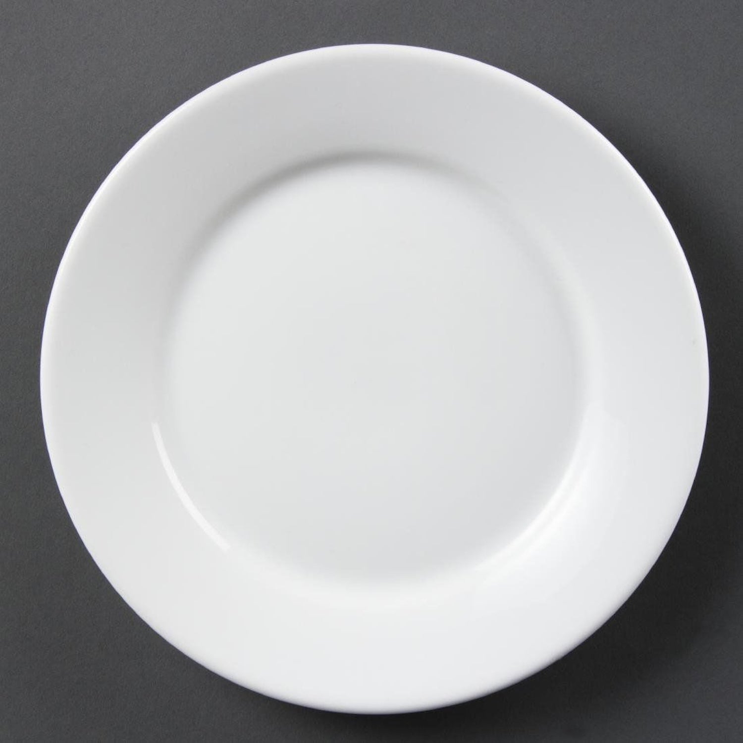 Plate Wide Rimmed 230(Ø)mm/ 9" | White | Pack of 12