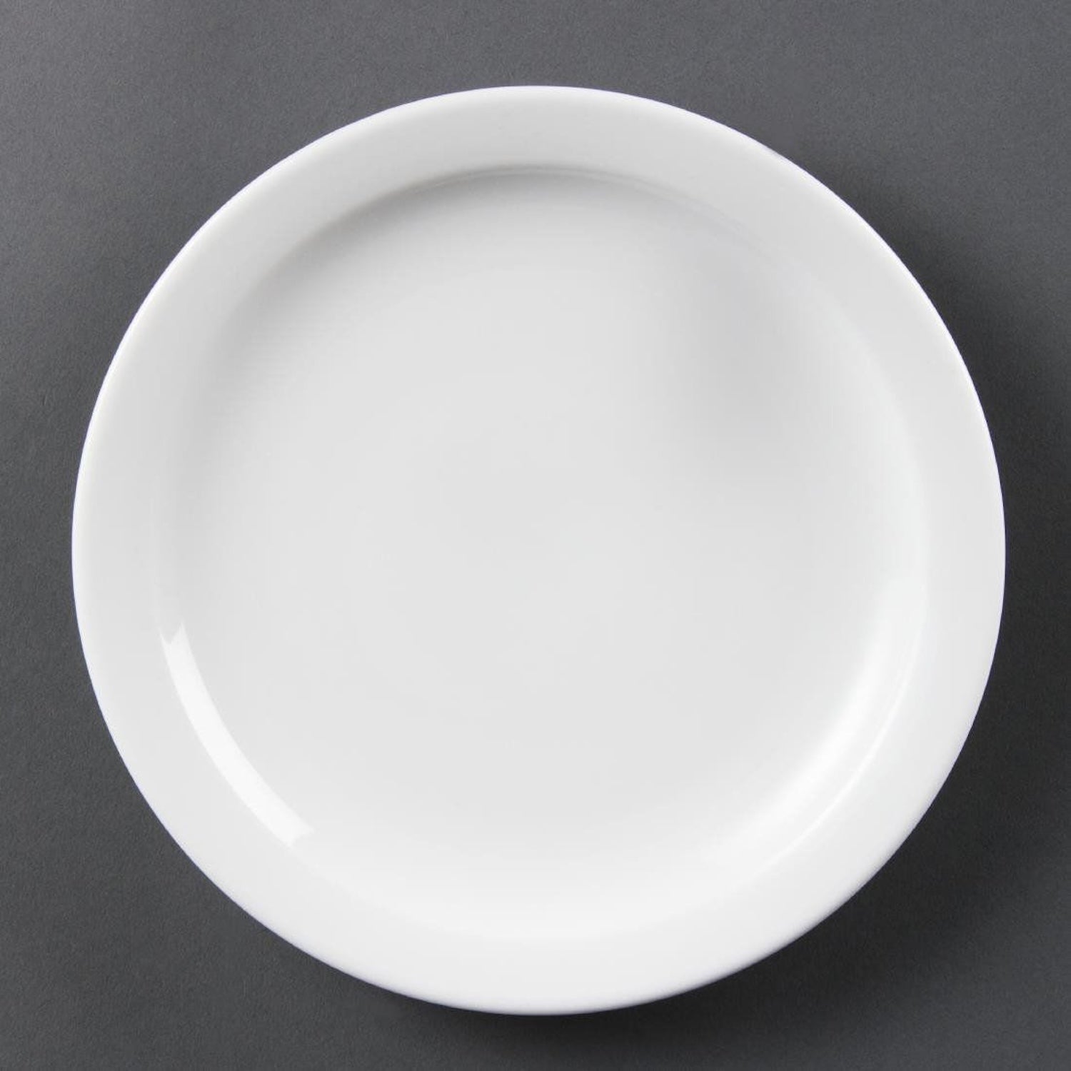 Plate Narrow Rimmed 202(Ø)mm/ 9" | White | Pack of 12