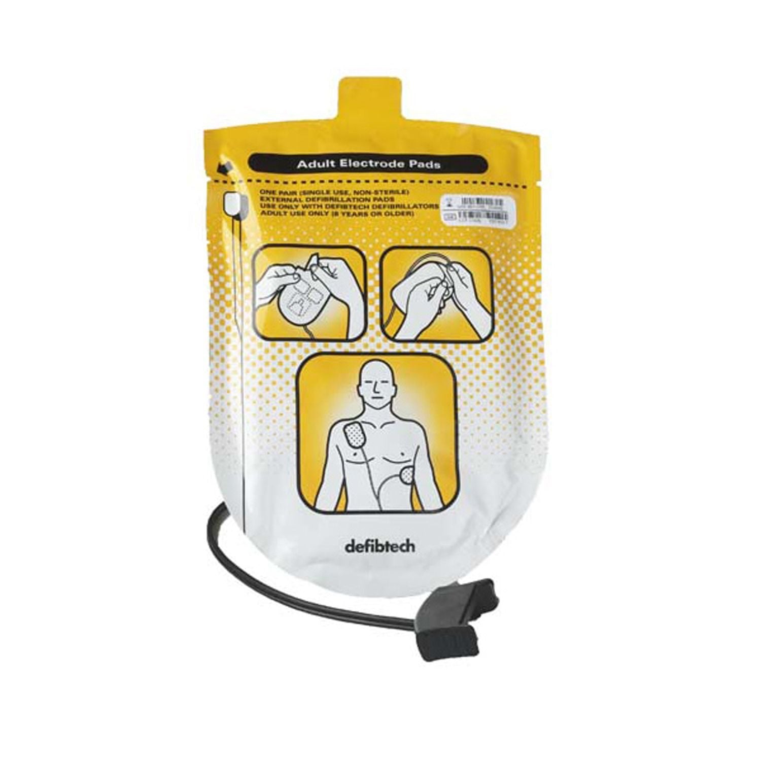 Defibtech Lifeline AED Adult Pads (AED & Auto) | 1 Pair