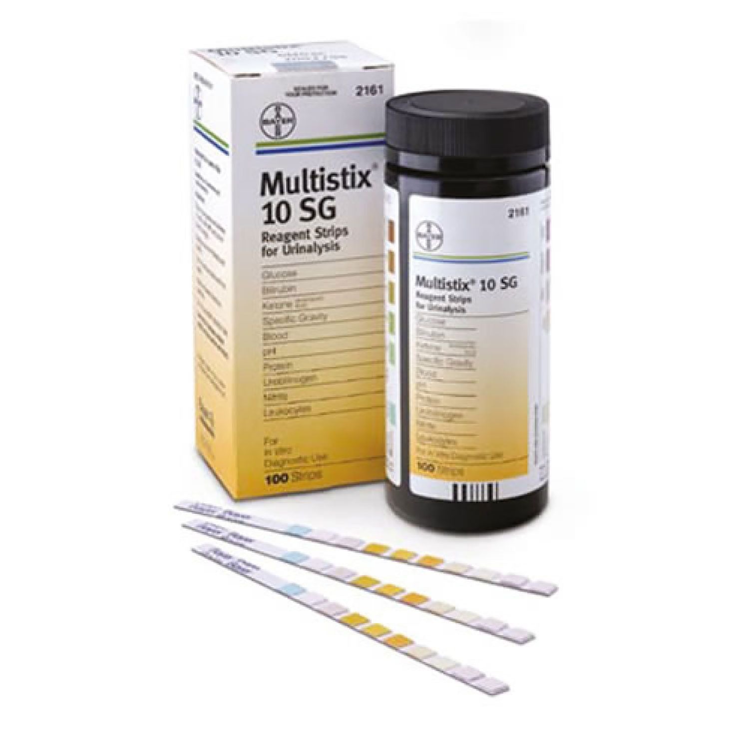 Siemens Multistix 10SG Urinalysis Reagent Strips | Pack of 100