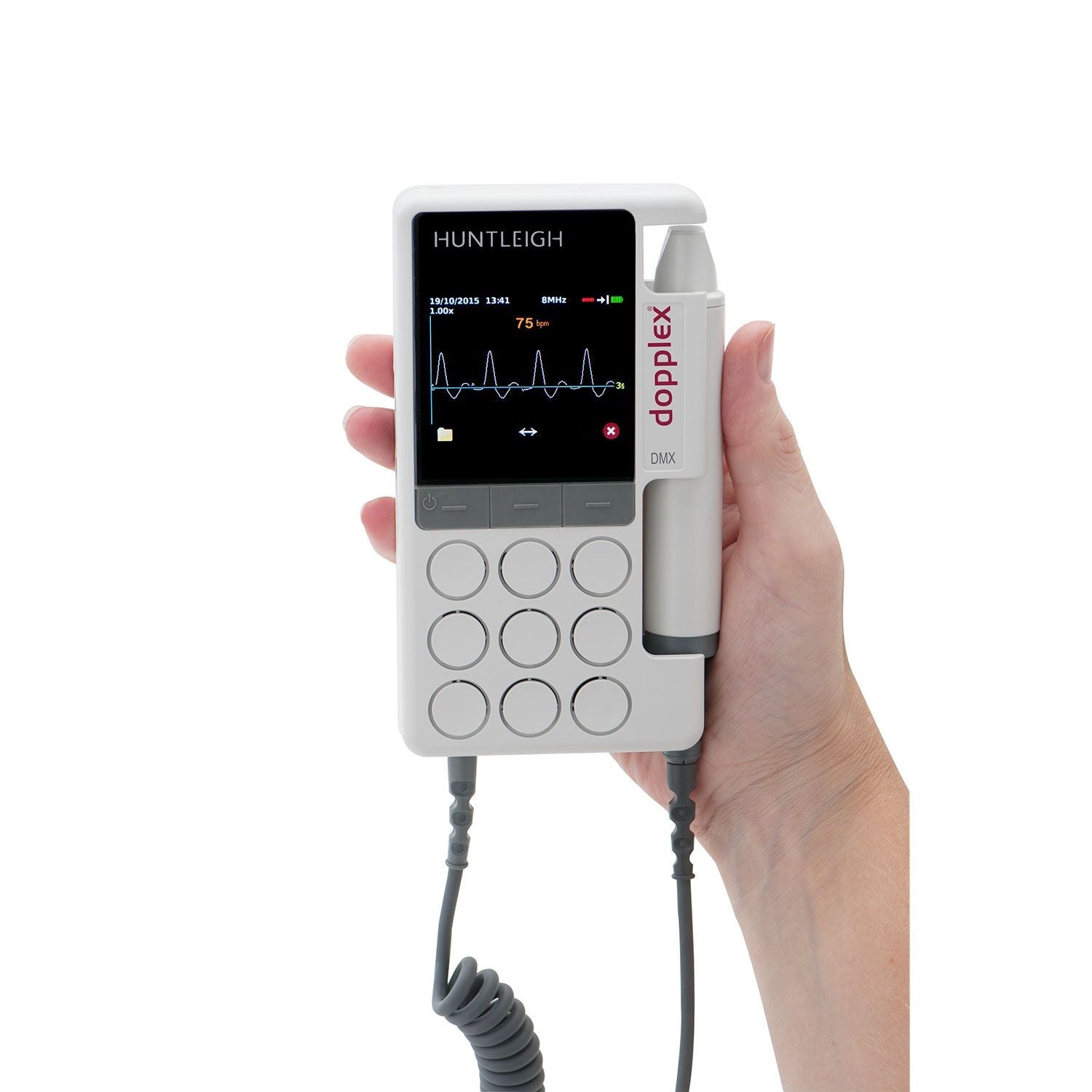 Digital Vascular Doppler with Rechargeable Batteries and Medical Grade Charger (Excluding probe)