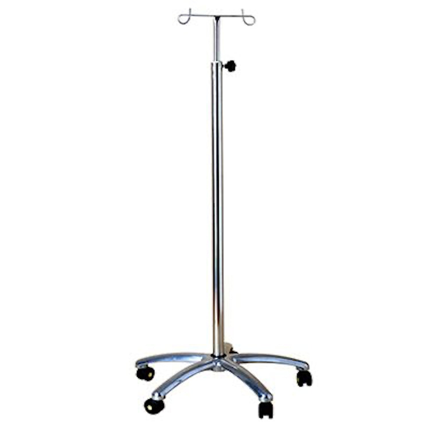 Stainless Steel Infusion Stand | Adjustable Height | 2 Hook