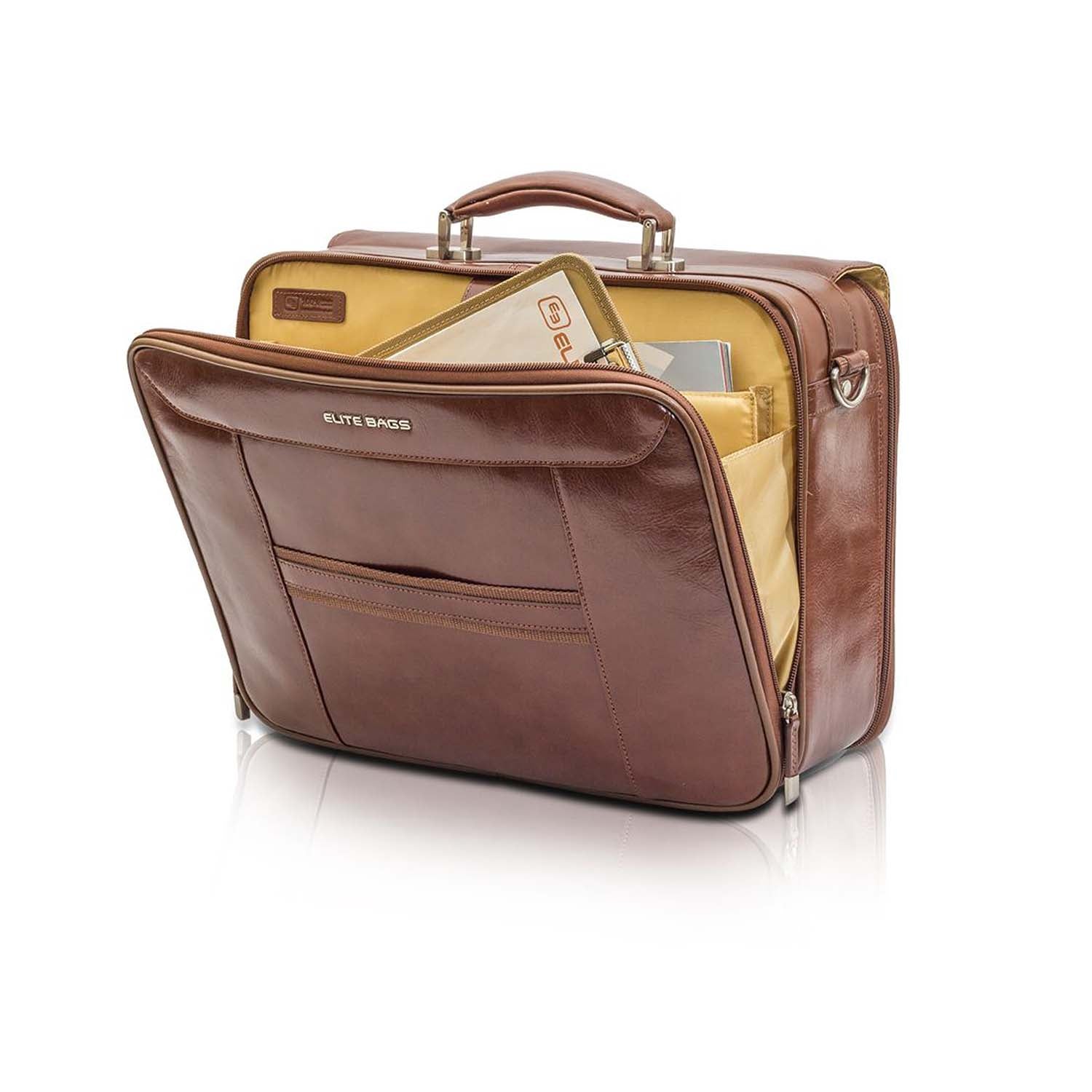 Deluxe Doctor's Briefcase I Brown (3)