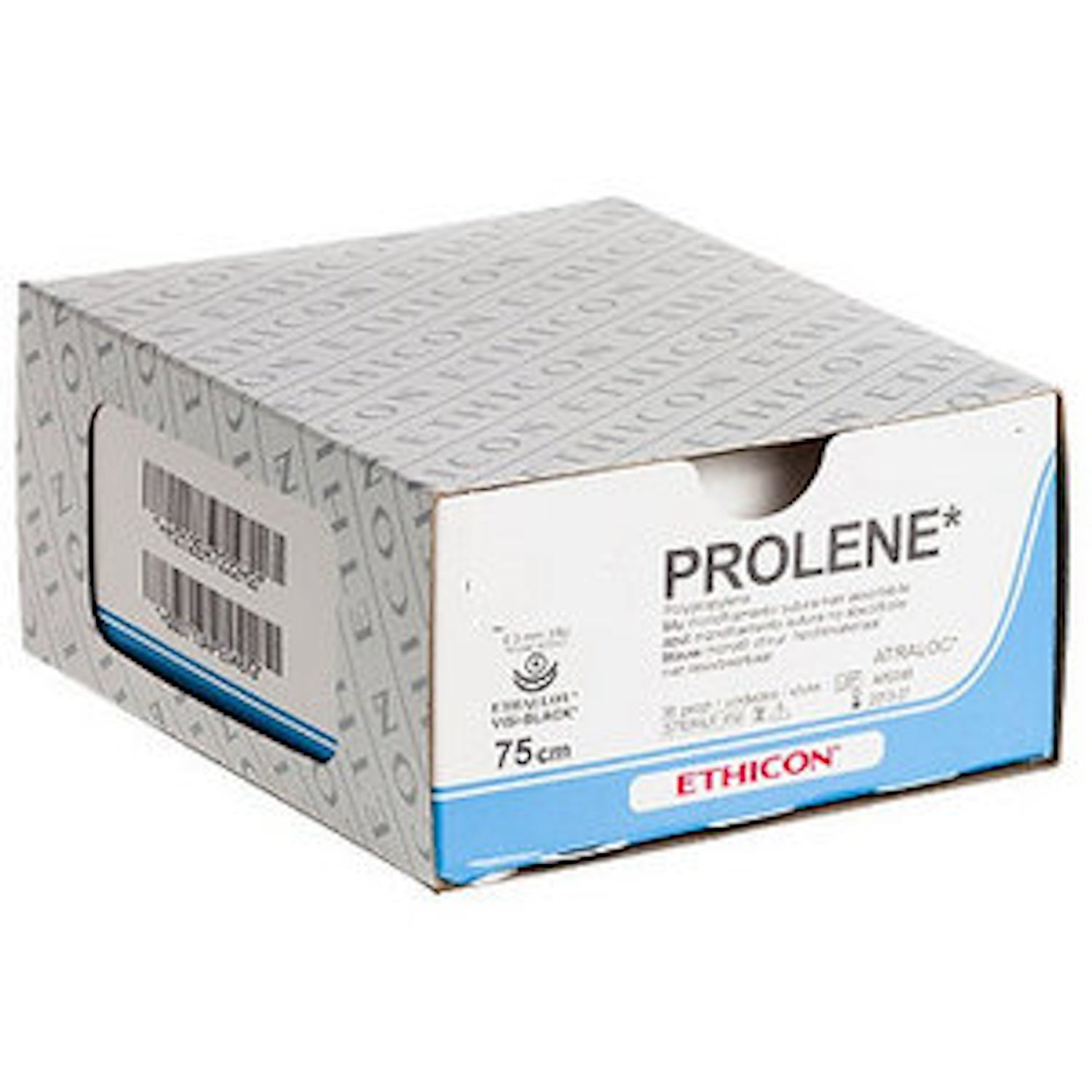 Prolene Suture | Non Absorbable | Blue | Suture Size: 2-0 | Length: 75 | Needle: MH-1 | Box of 36