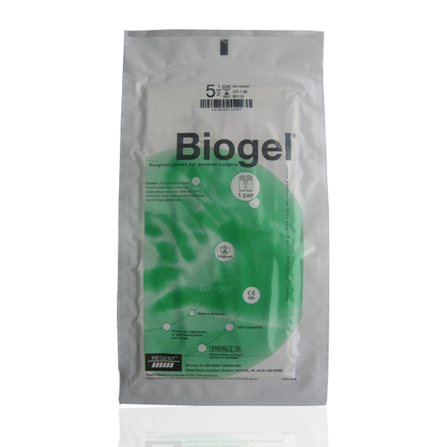 Biogel Surgeon's Latex Gloves | Powder Free | Sterile | Size 8.5 | Pack of 50 | Short Expiry Date