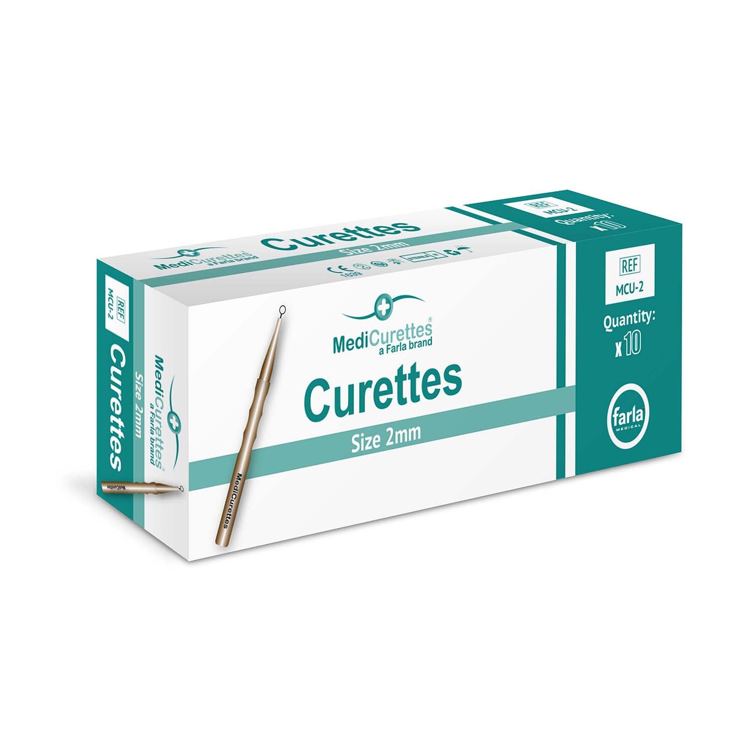 MediCurettes Ring Curettes | 2mm | Pack of 10
