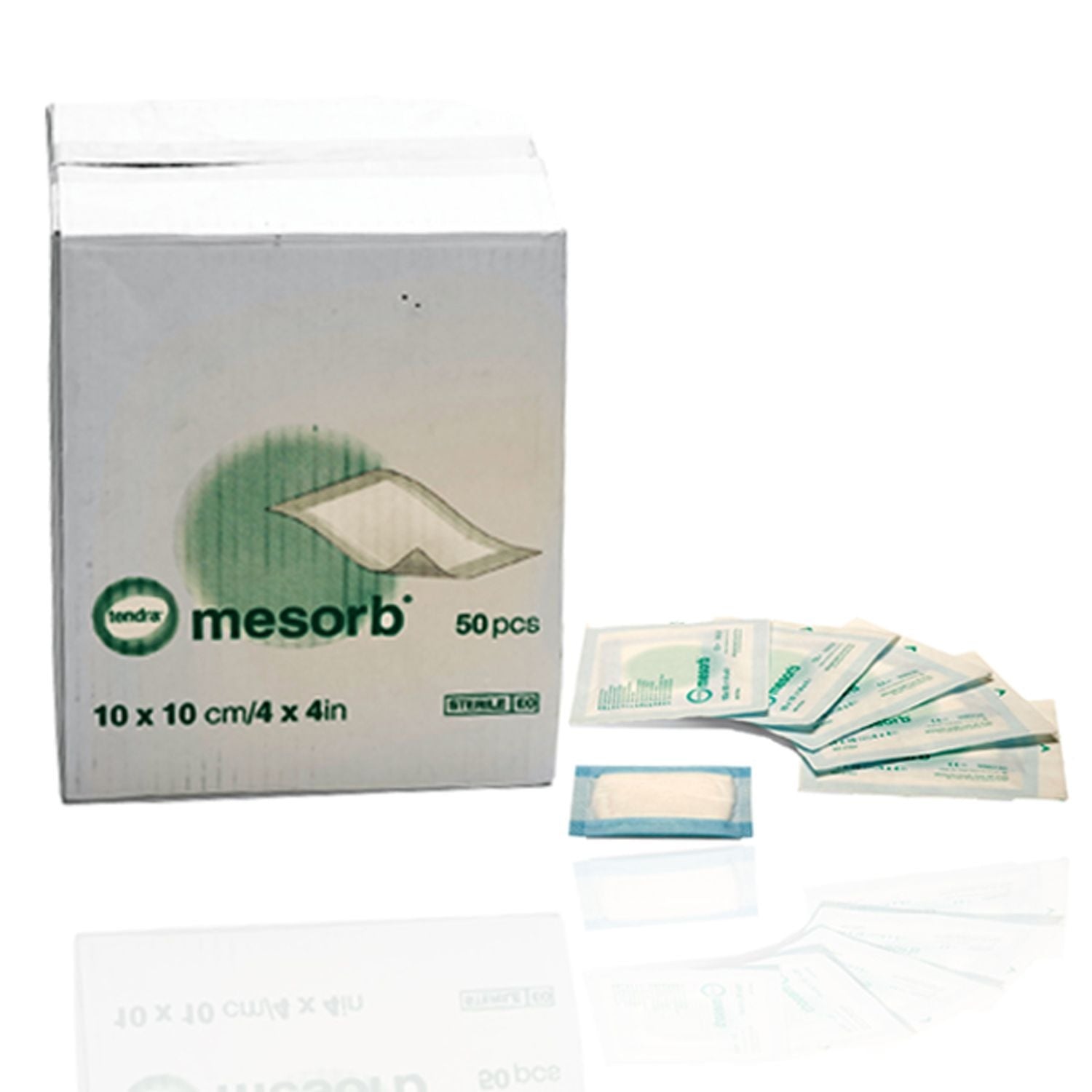 Mesorb Adhesive Dressing | Sterile | 10 x 10cm | Pack of 10