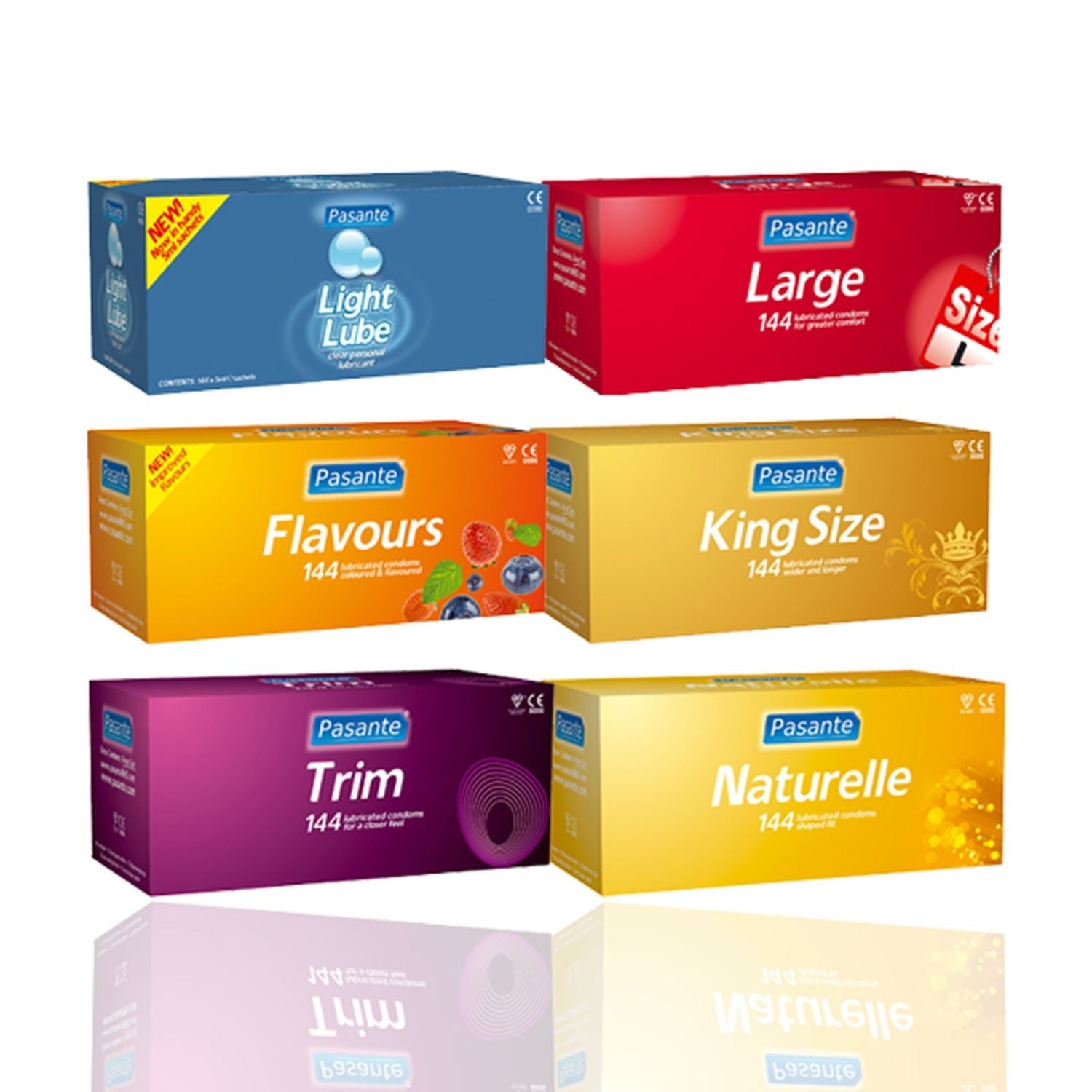 Pasante Condoms | Mixed Flavours | Pack of 144