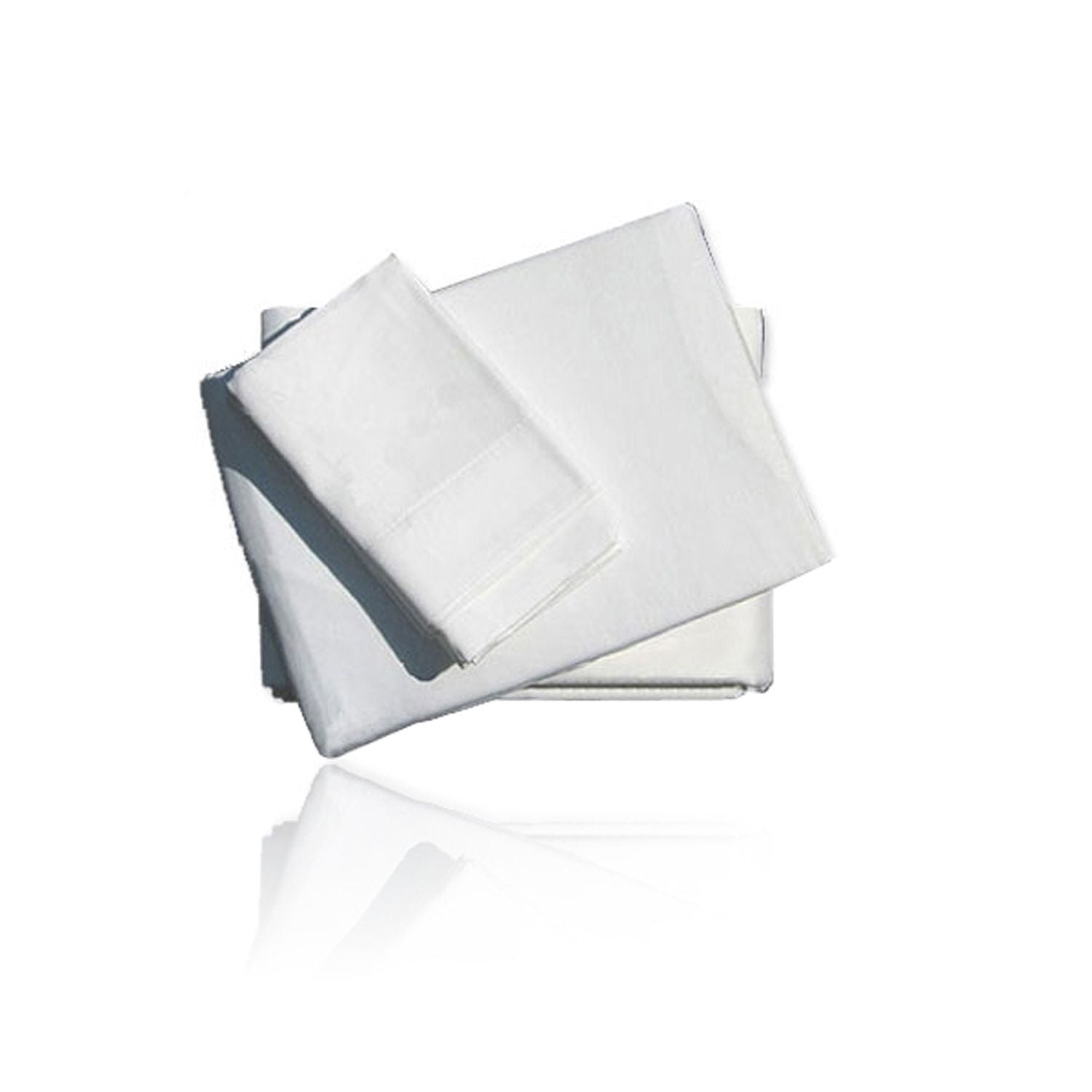 White Disposable Bed Sheet Size : 229 x 140cm (50 Pieces Per Pack)
