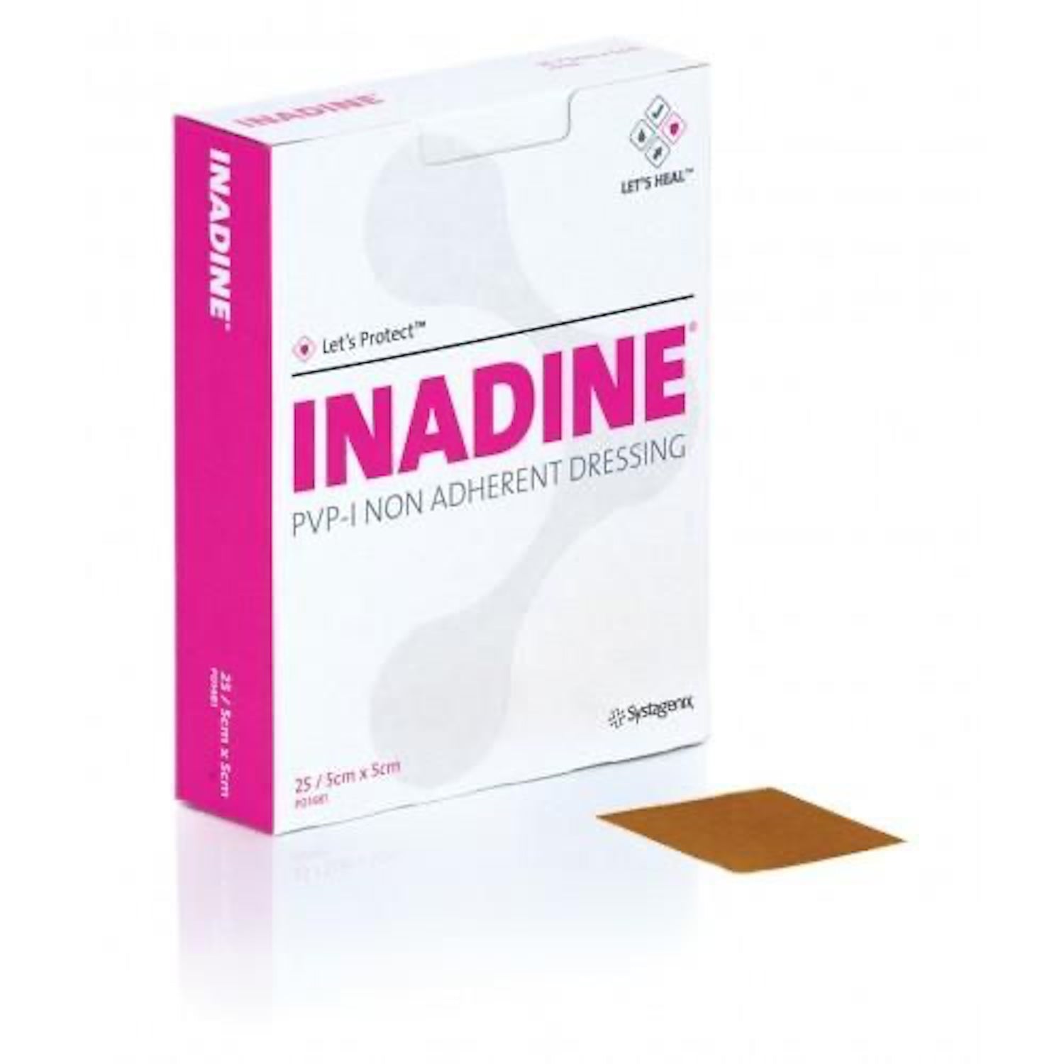 Inadine Povidone Iodine | 5 x 5cm | Pack of 25