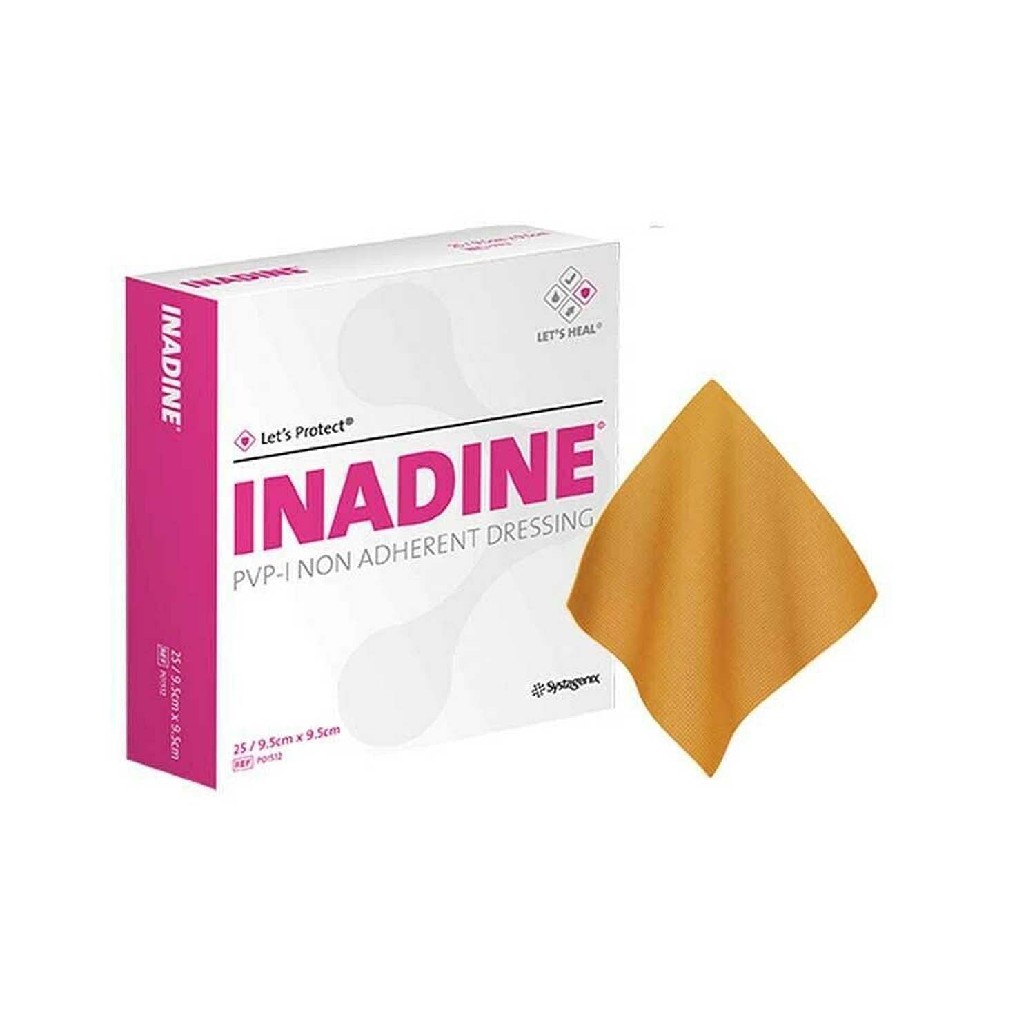Inadine Povidone Iodine | 9.5 x 9.5cm | Pack of 10
