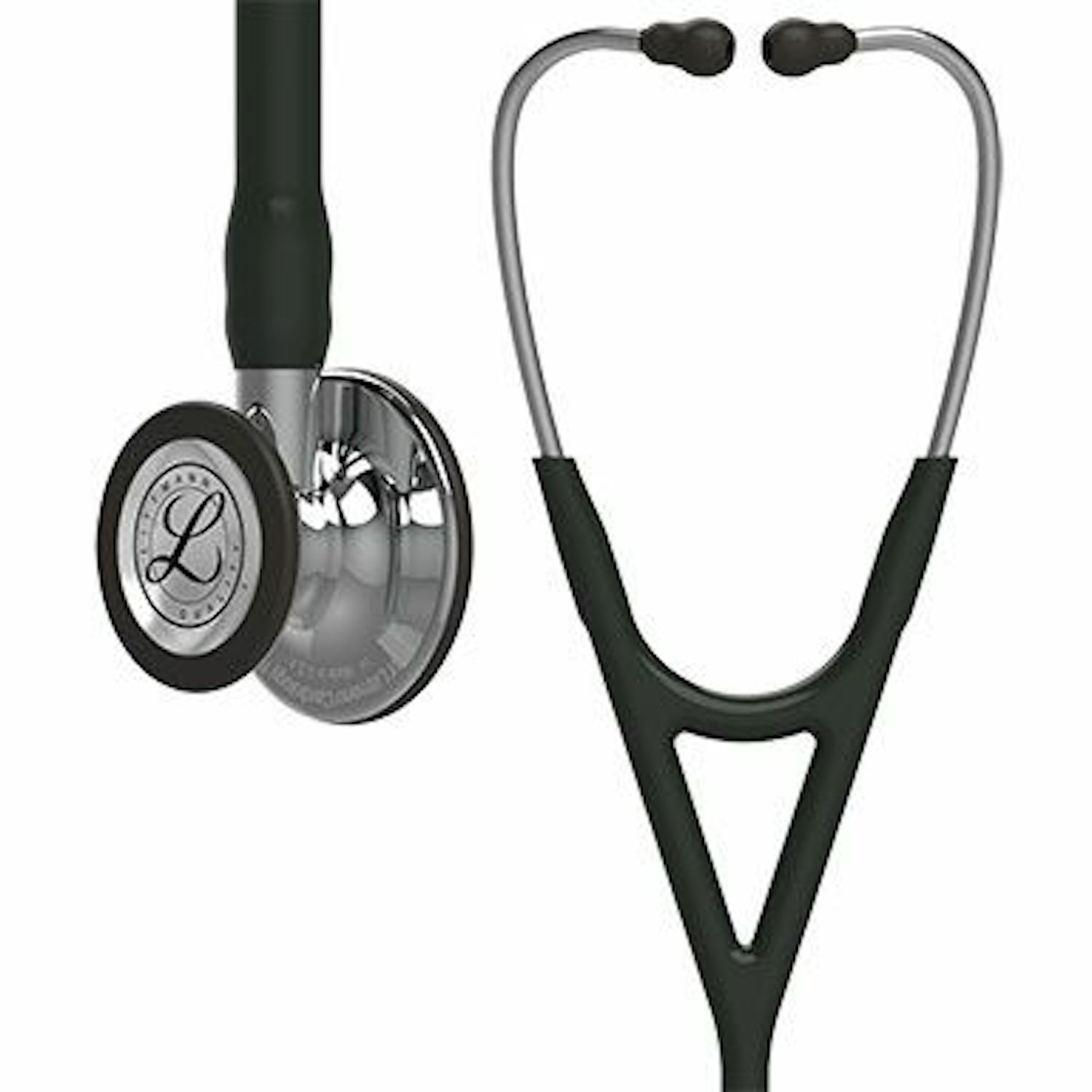 3M Littmann Cardiology IV Stethoscope | Mirror Finish Chestpiece | Black Tube