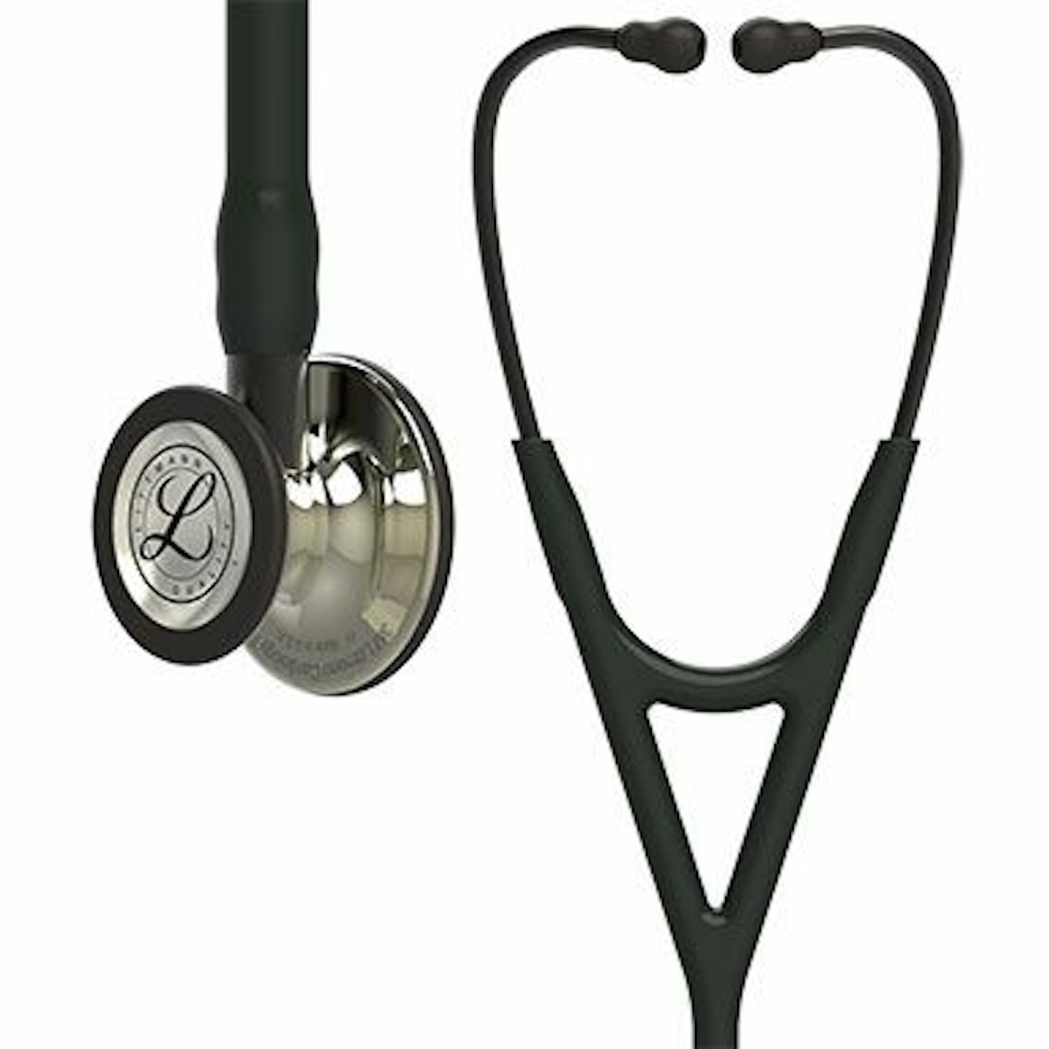 3M Littmann Cardiology IV Stethoscope | Champagne Finish Chestpiece | Black Tube