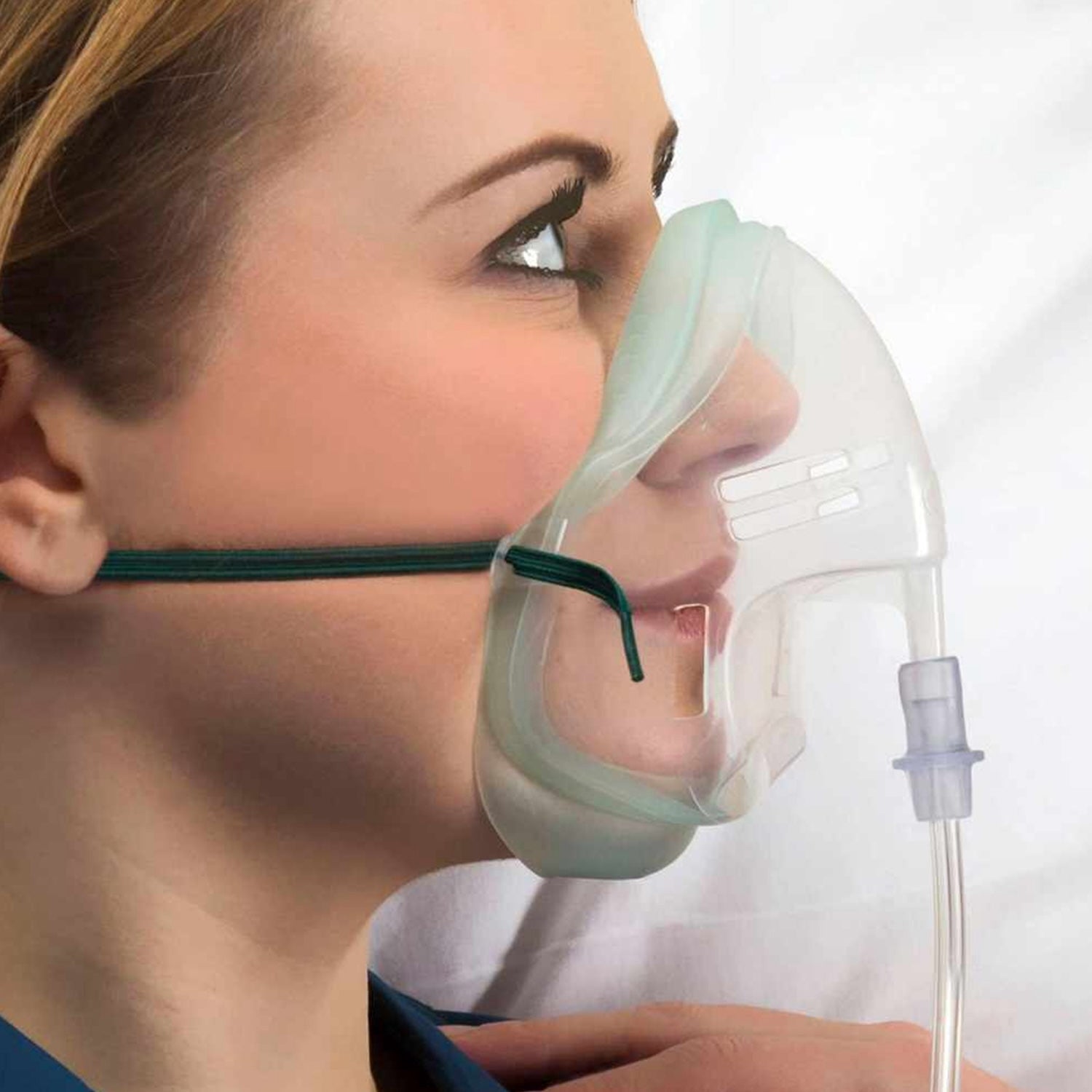 Intersurgical EcoLite Oxygen Mask | Adult | Medium concentration wiith tube (2.1m) (2)