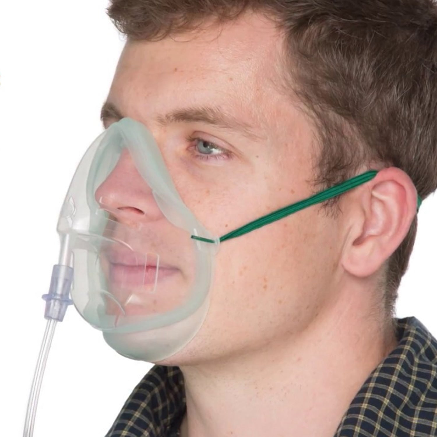 Intersurgical EcoLite Oxygen Mask | Adult | Medium concentration wiith tube (2.1m) (3)