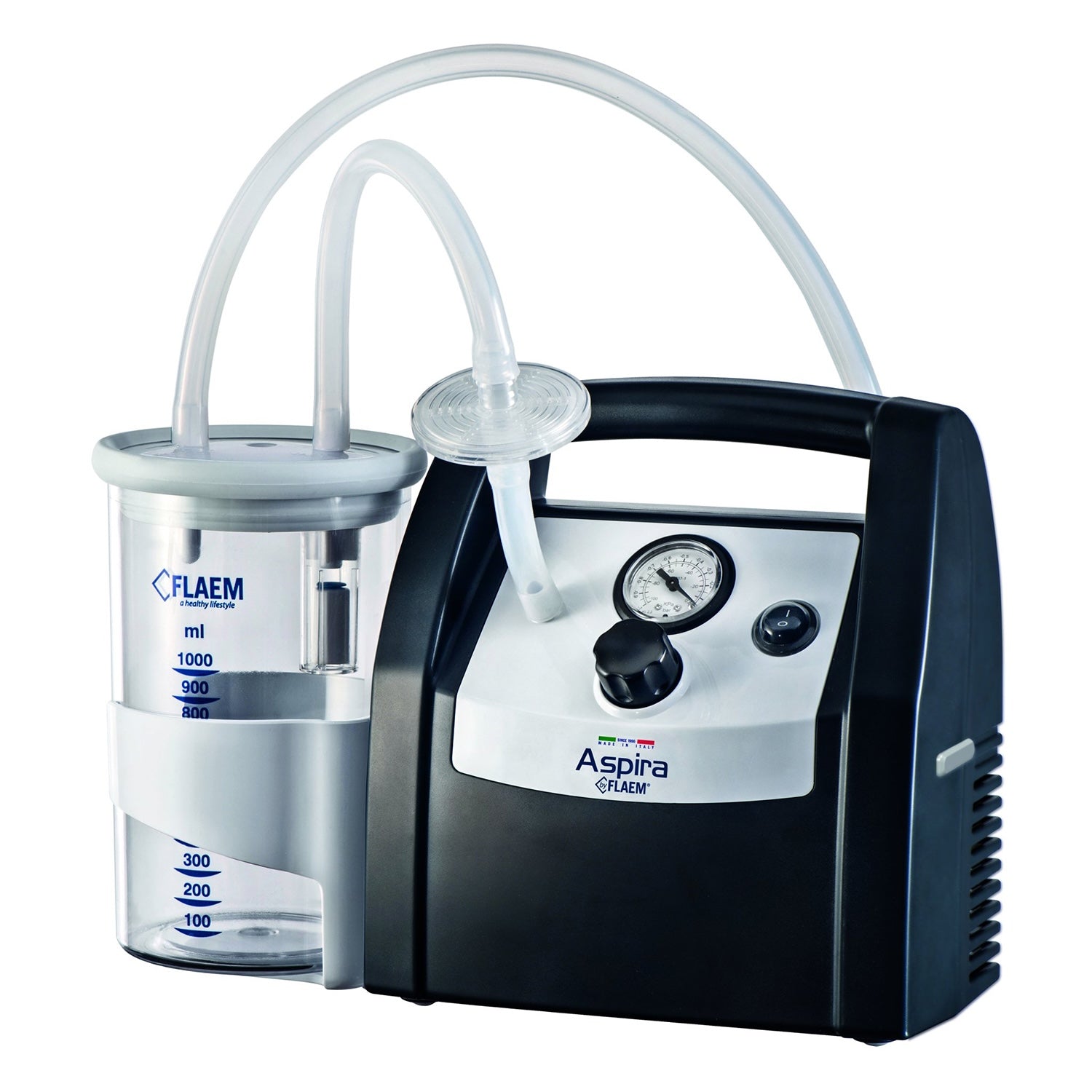 Aspira Plus Aspirator with Double Pump, Bottle & 2 Liners