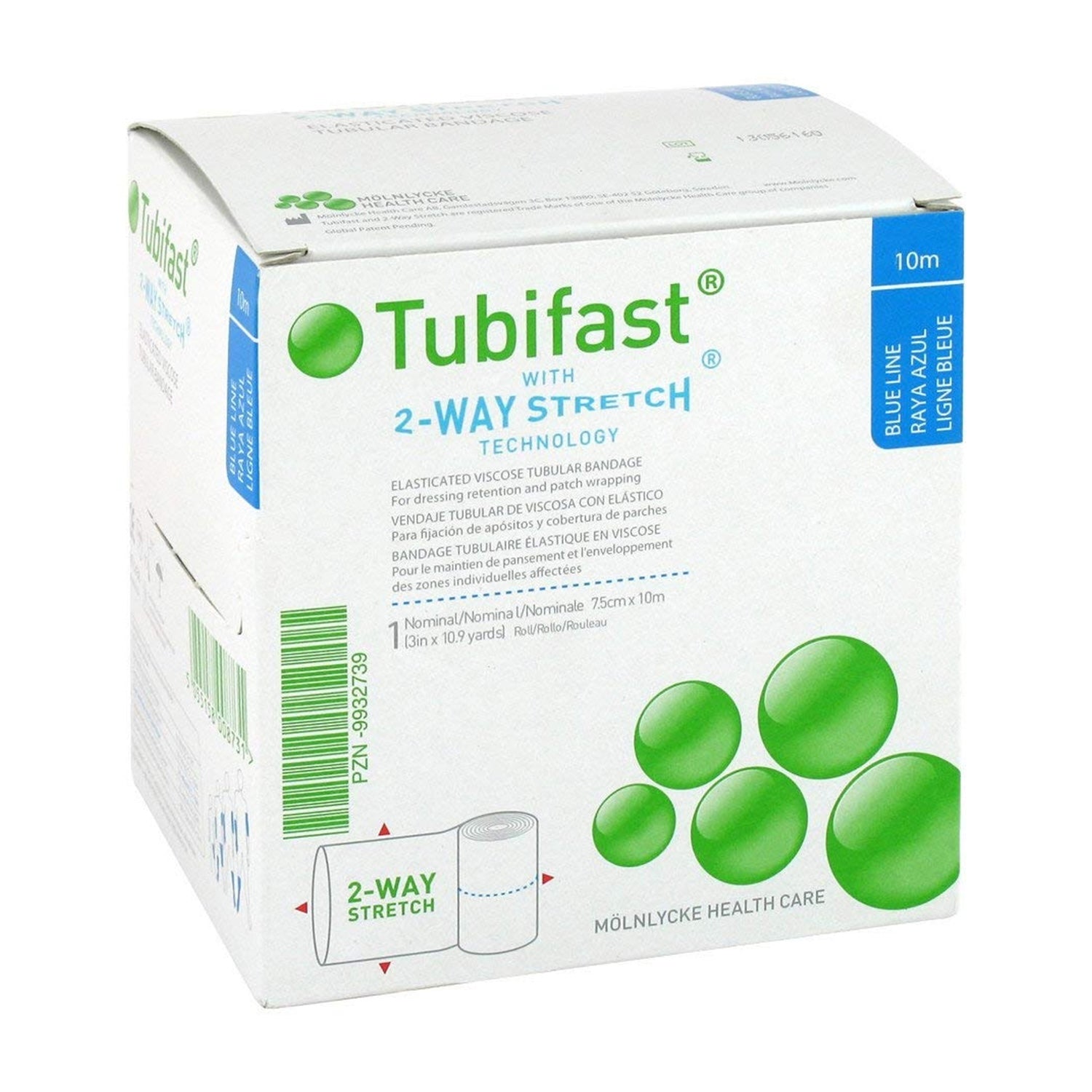 Tubifast with 2 Way Stretch | Blue Line | 7.5cm x 10m (5)