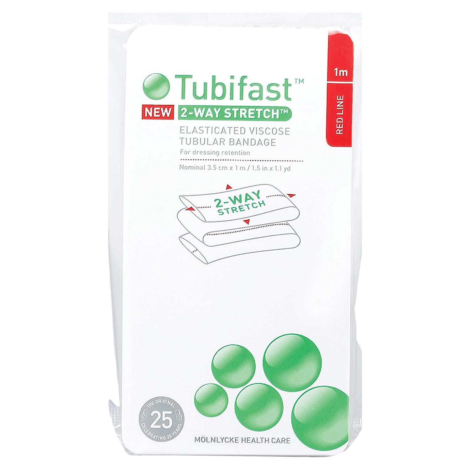 Tubifast with 2 Way Stretch | Red Line | 3.5cm x 1m (4)