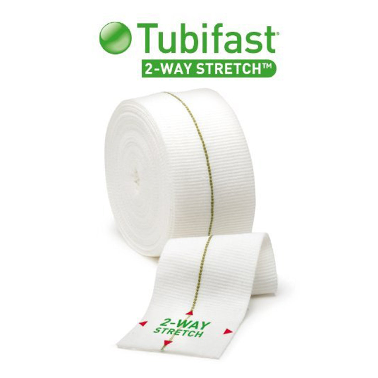 Tubifast with 2 Way Stretch | Yellow Line | 10.75cm x 1m (5)