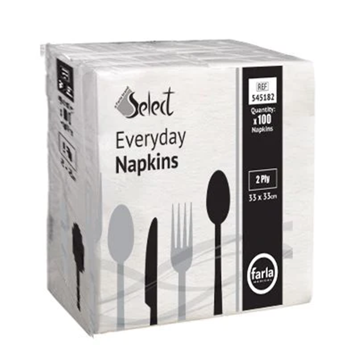 Select Everyday Napkins | White | Pack of 100