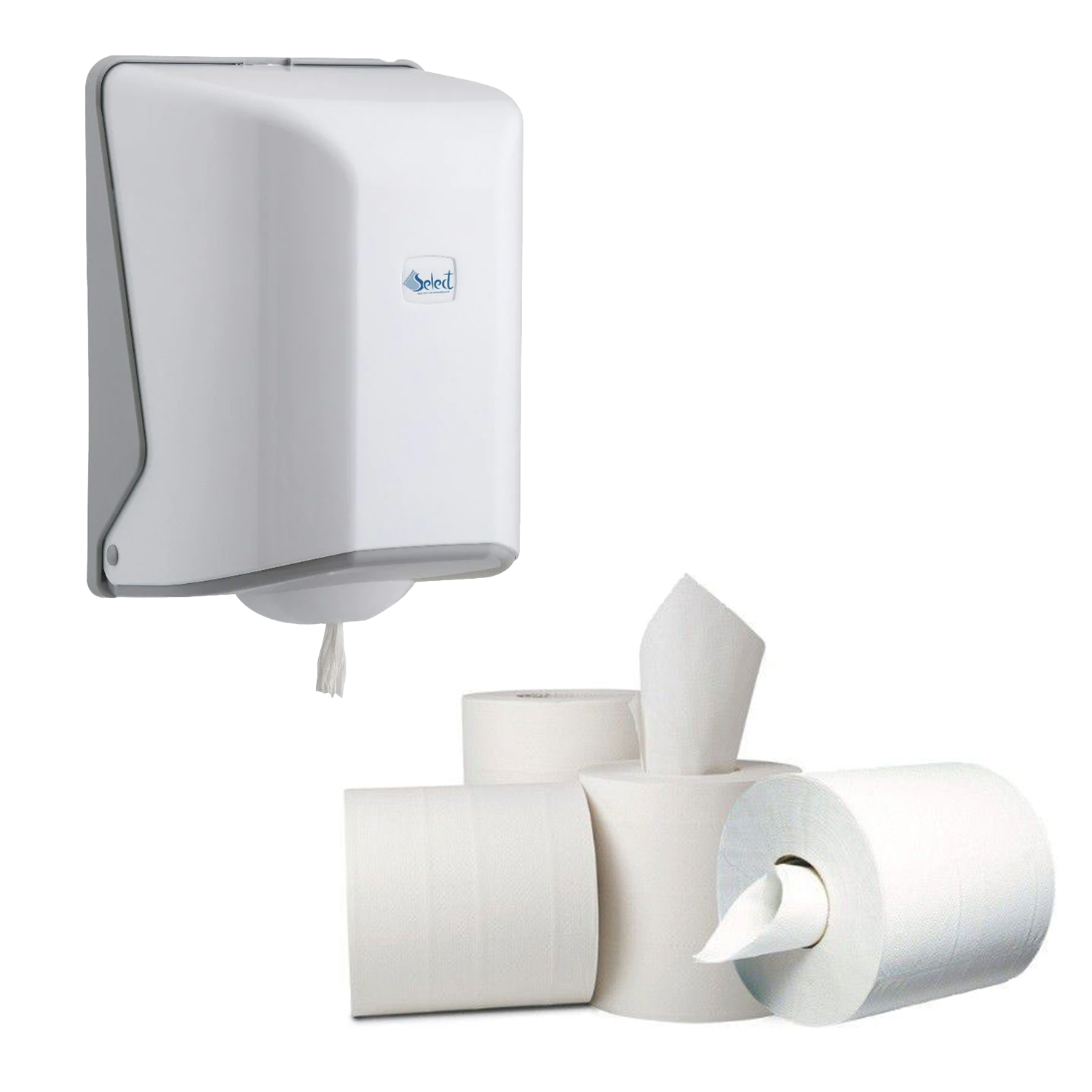 Select Centrefeed Wiper Paper Towel Dispenser | White (3)