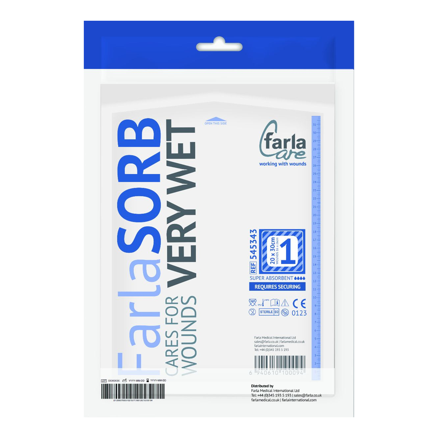 FarlaSORB Super Absorbent | 20 x 30cm | Pack of 5 | Short Expiry Date (2)