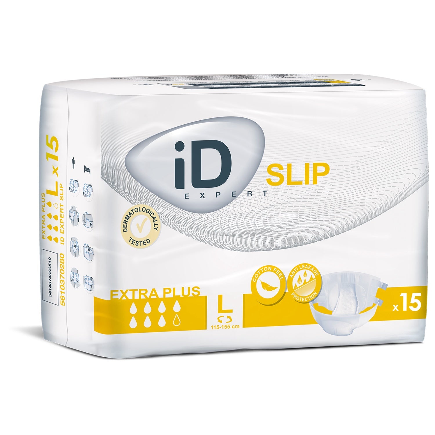 iD Slip TBS Plus Large | Pack of 15 | Case of 6 (15 x 6 Pieces) (1)