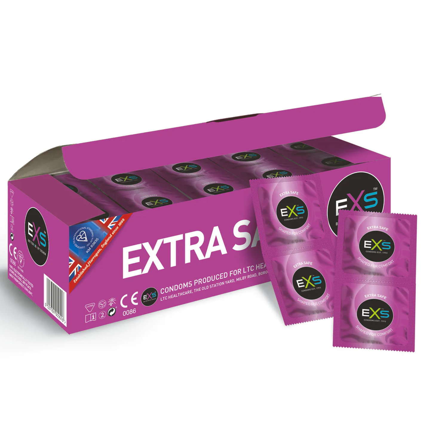 EXS Condoms | Extra Safe | Pack of 144 (4)