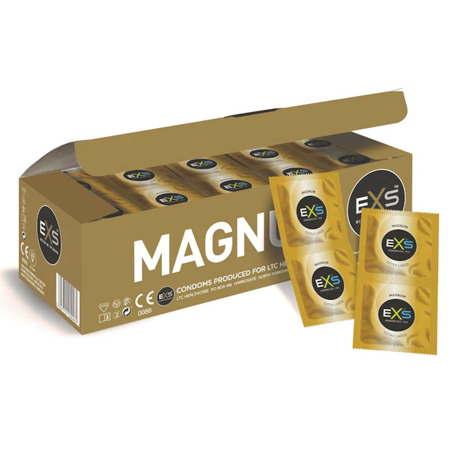 EXS Condoms | Magnum | Pack of 144 (3)