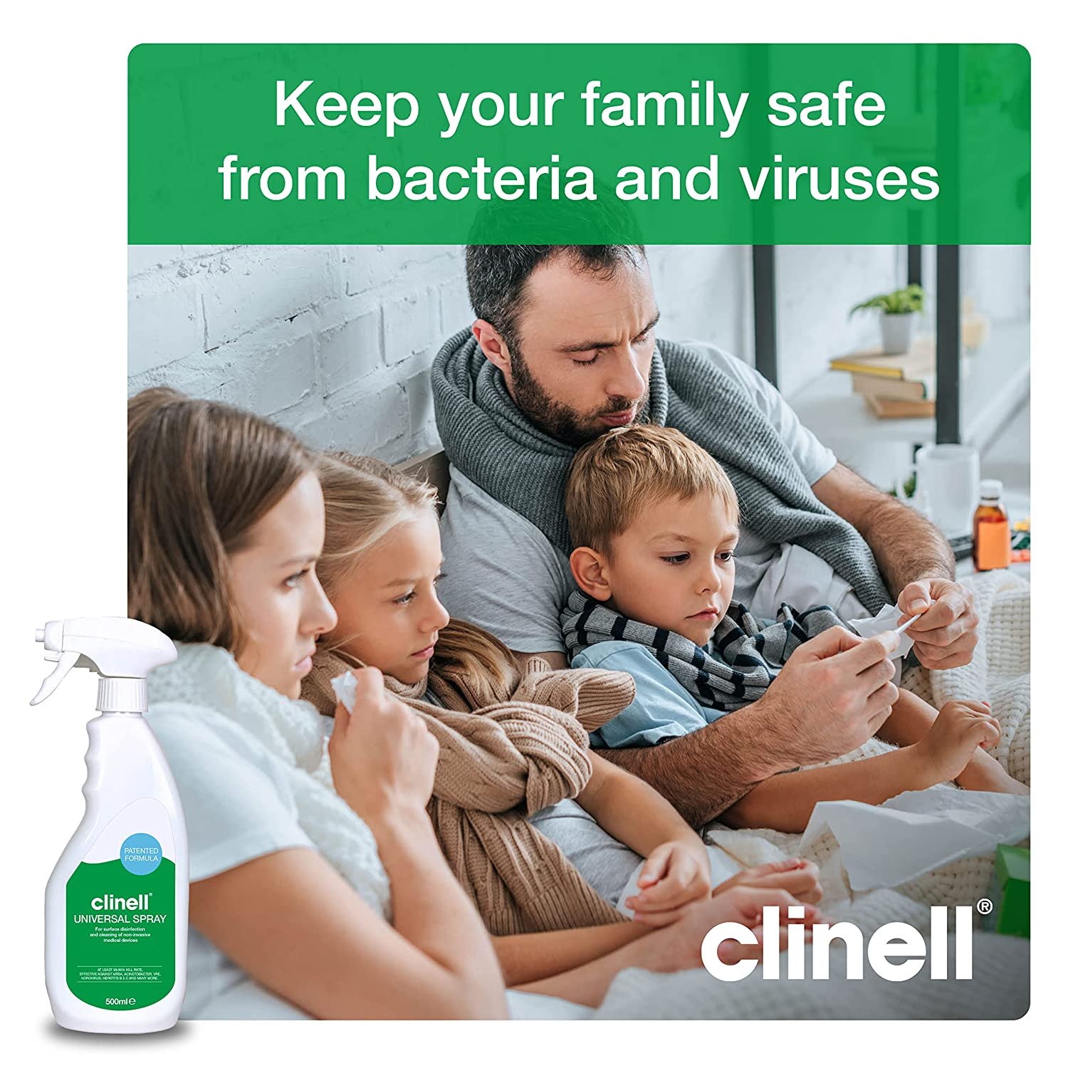 Clinell Disinfectant Spray | 500ml (3)
