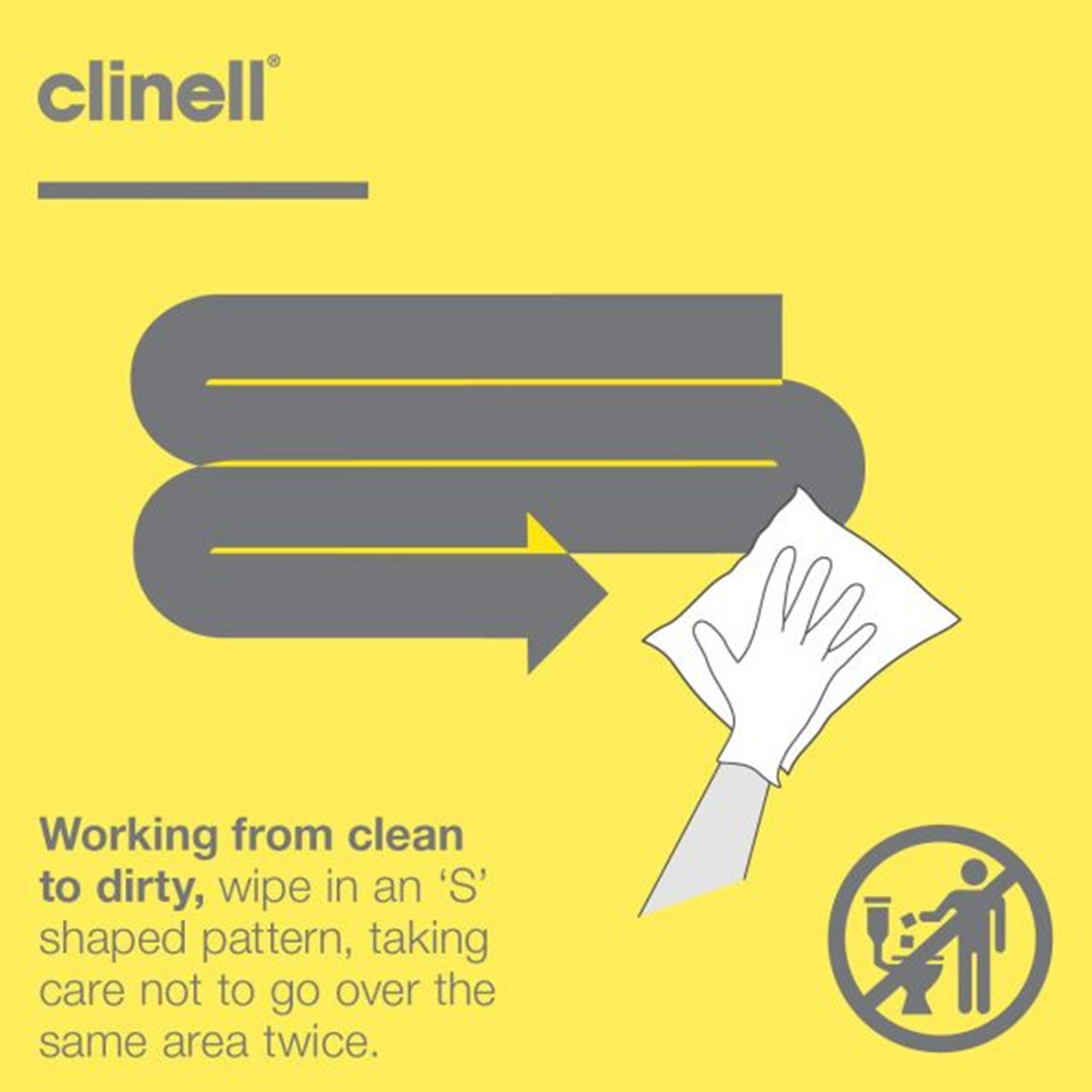 Clinell Detergent Wipes | 22 x 27.5cm | Pack of 215 (4)