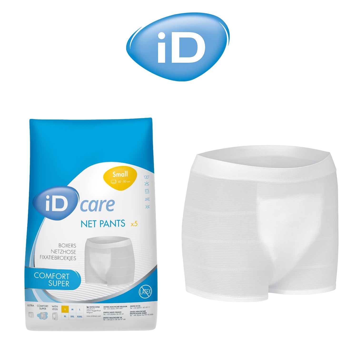 iD Care Net Pants Comfort Super, Small