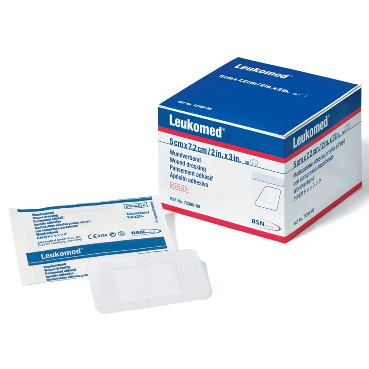 Leukomed Dressings | Non Woven Wound Dressing | 7.2 x 5cm | Pack of 50