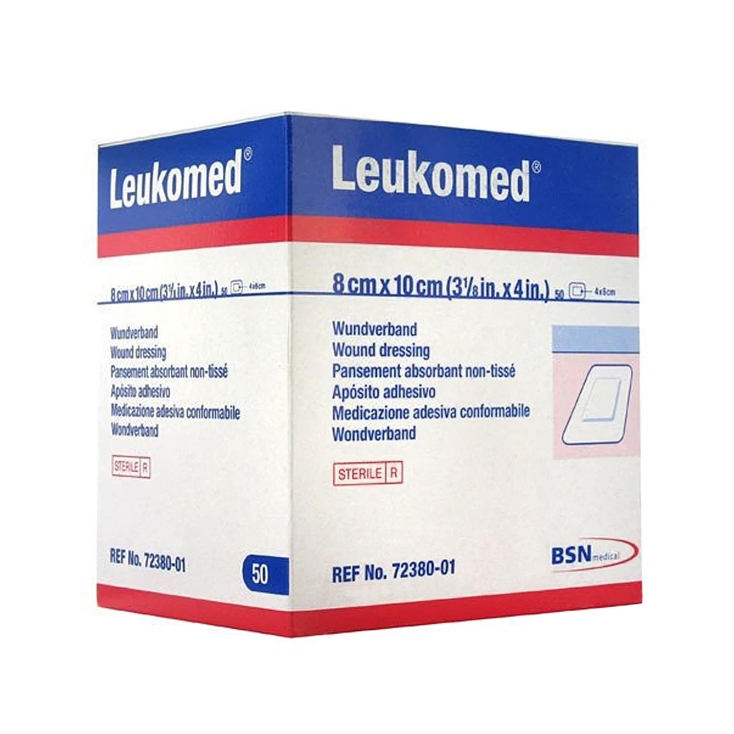 Leukomed Dressings | Non Woven Wound Dressing | 8 x 10cm | Pack of 50 (1)