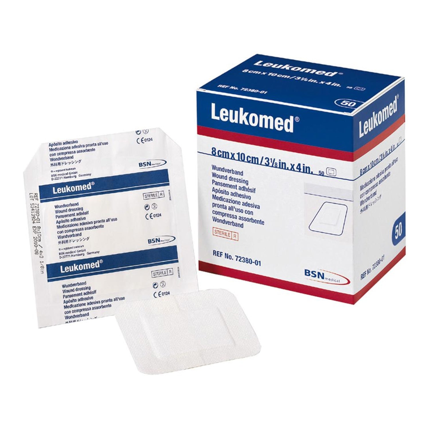 Leukomed Dressings | Non Woven Wound Dressing | 8 x 10cm | Pack of 50 (3)
