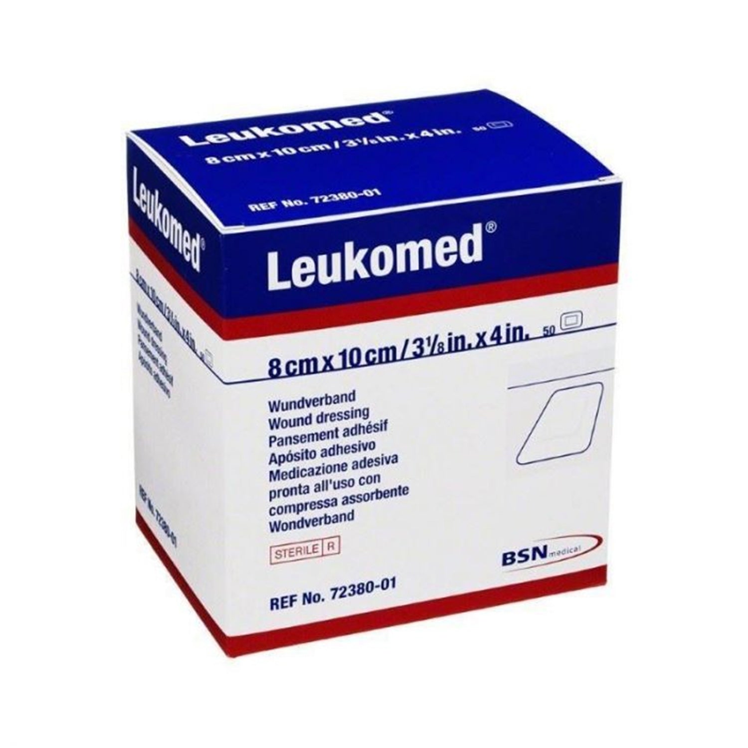 Leukomed Dressings | Non Woven Wound Dressing | 10 x 20cm | Pack of 50