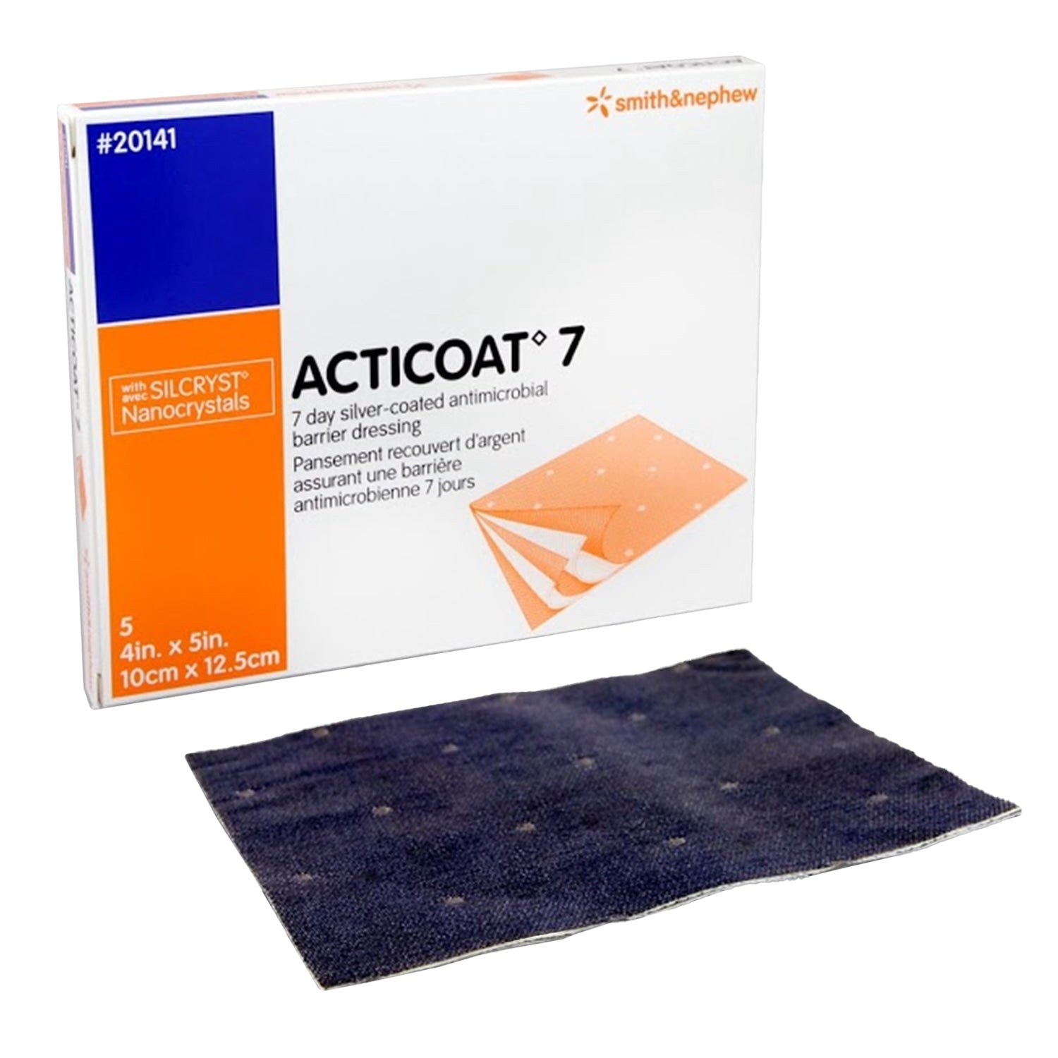 Acticoat 7 Barrier Dressing | 10 x 12.5cm | Pack of 5 (2)